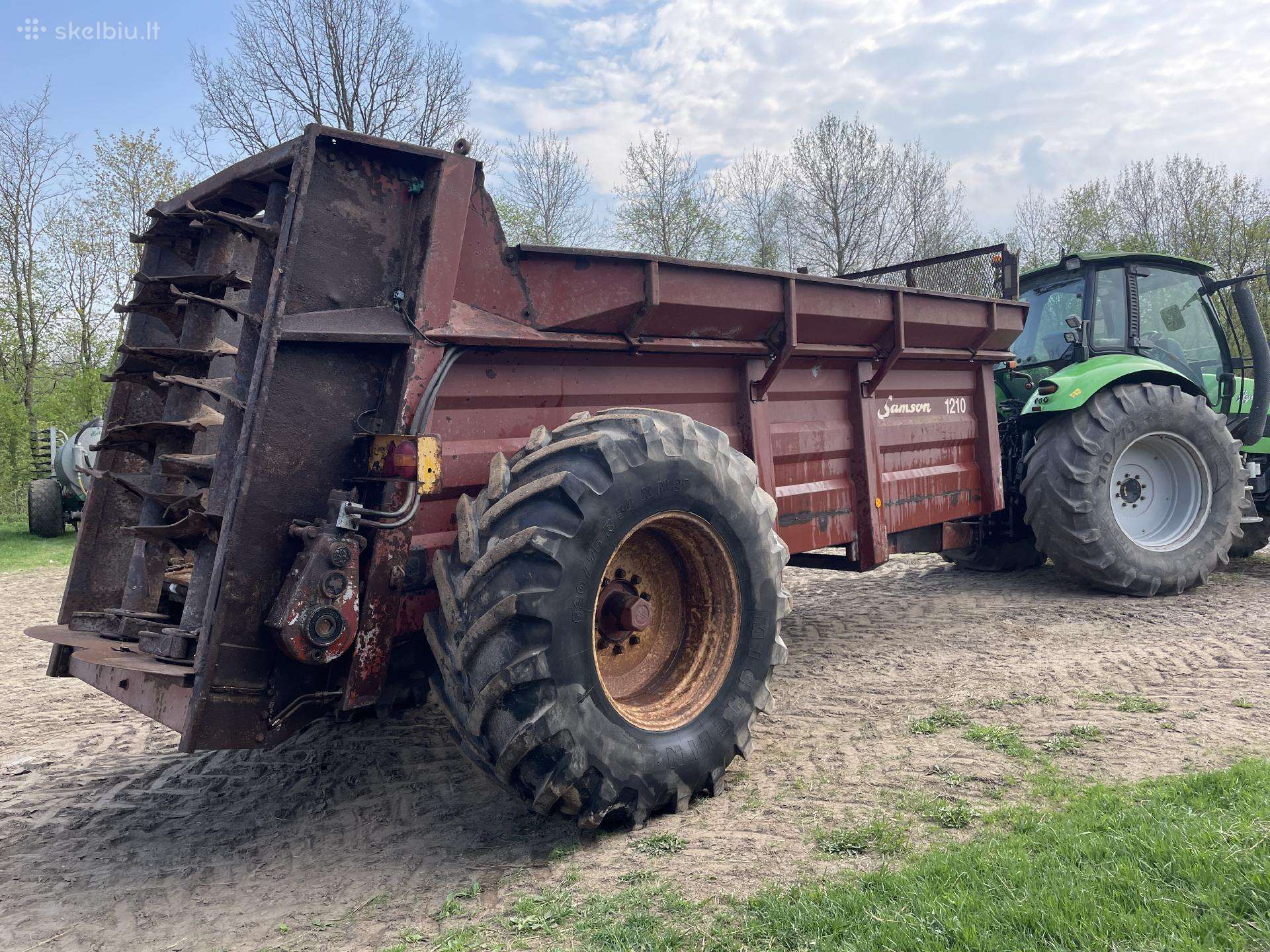 Samson 1210, manure shakers, compost shredders