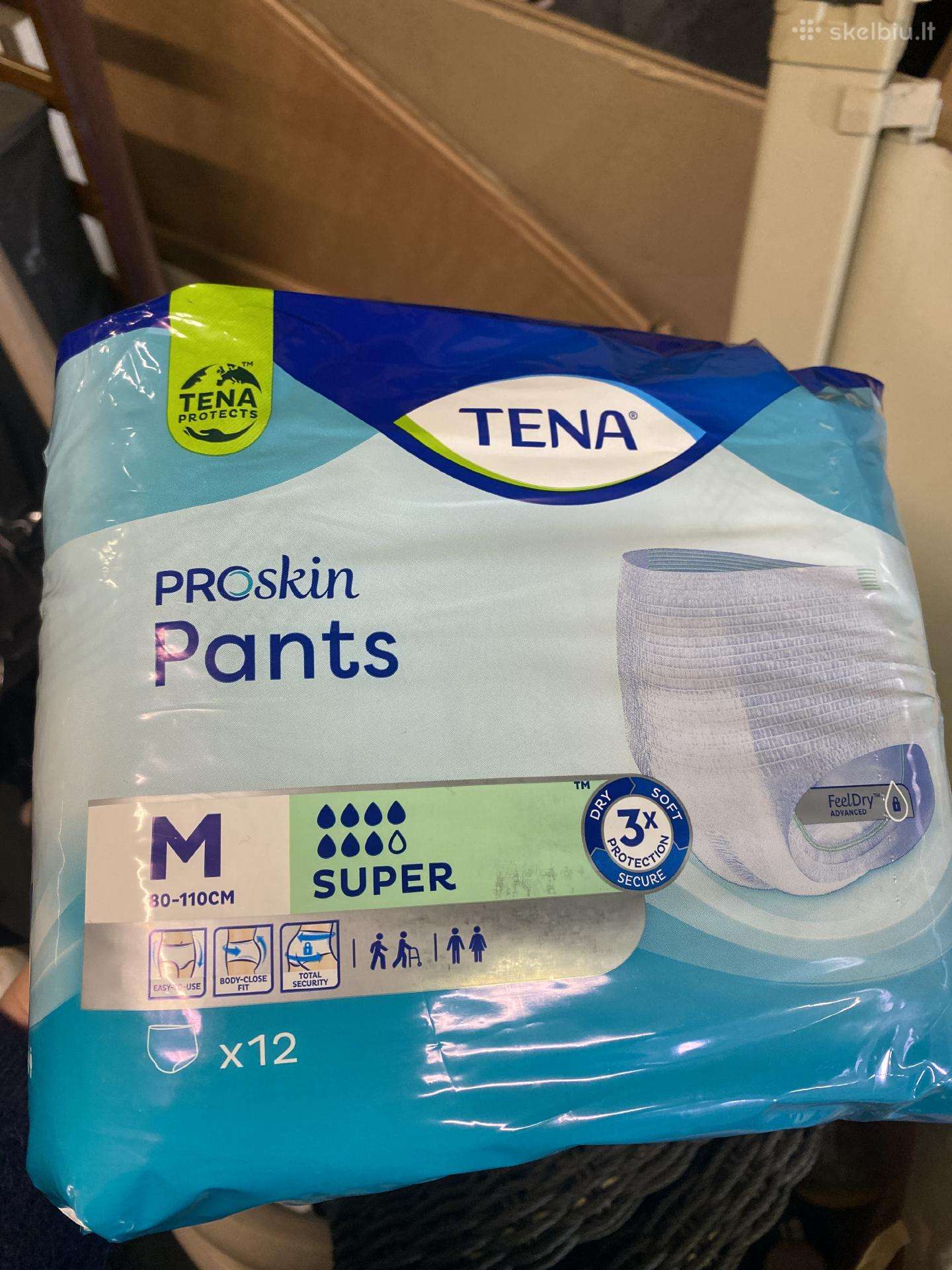 Tena suaugusiuju sauskelnes
