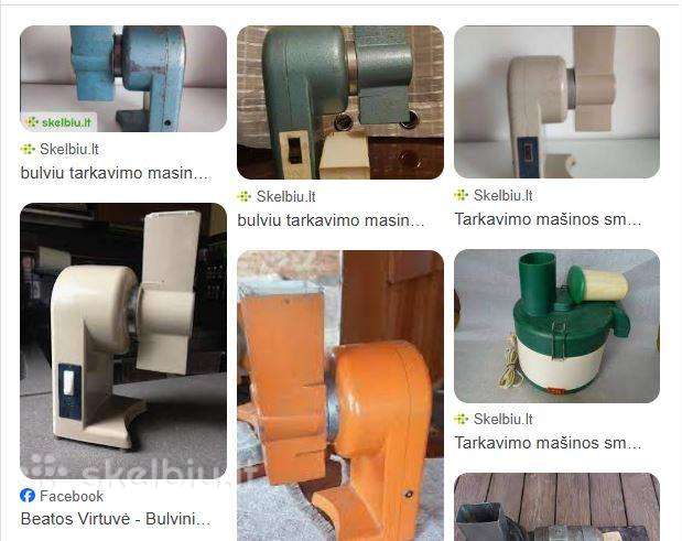 Nupirksiu bulvių tarkavimo mašiną