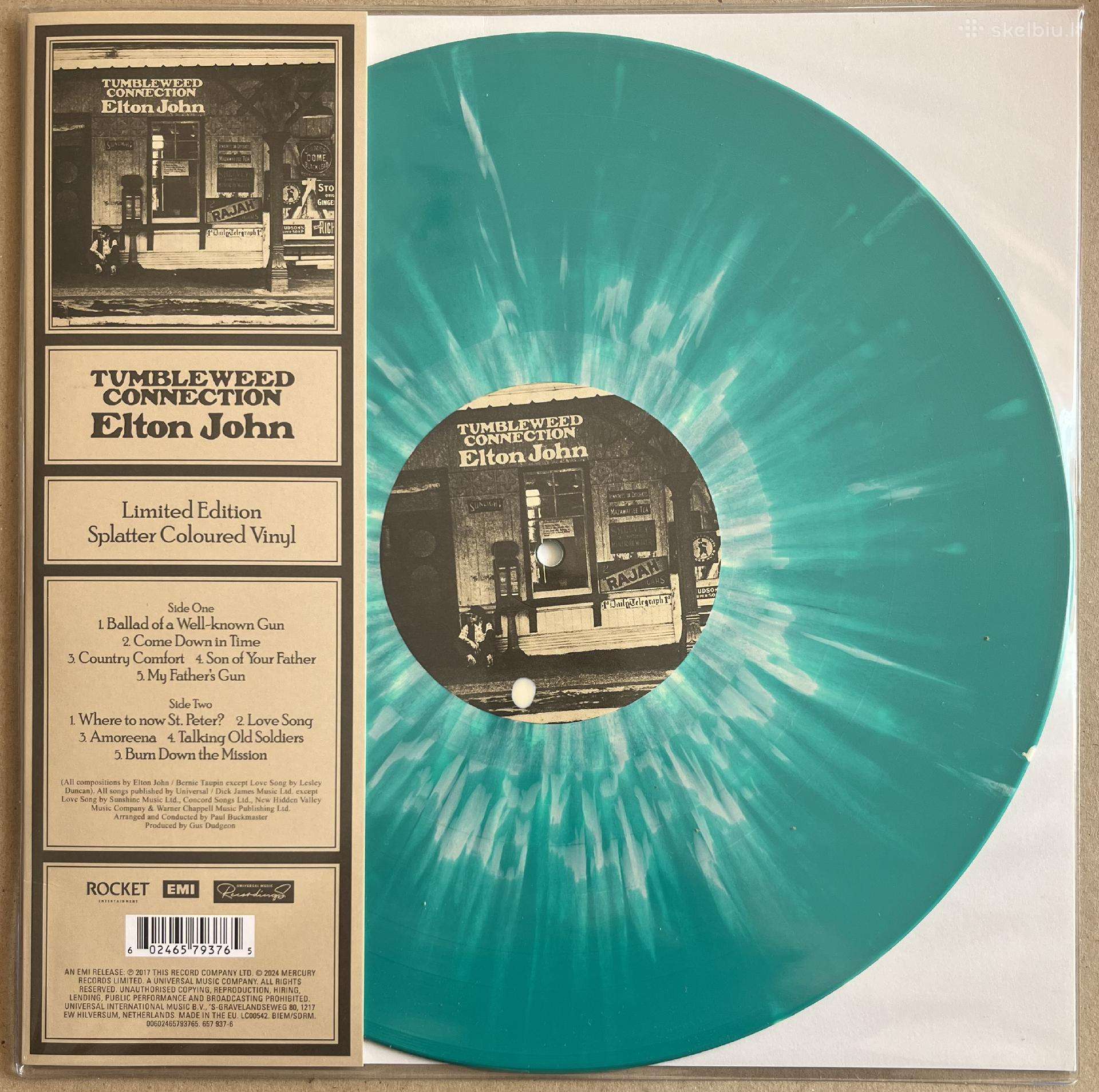 Elton John Tumbleweed Connection Vinilas Lp