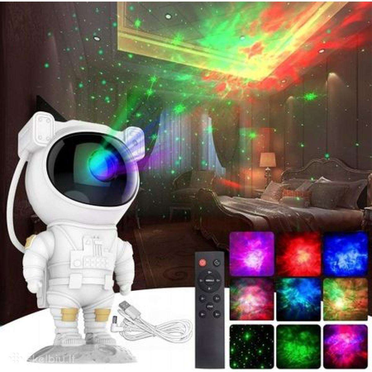 LED galaktikos projektorius Astronautas