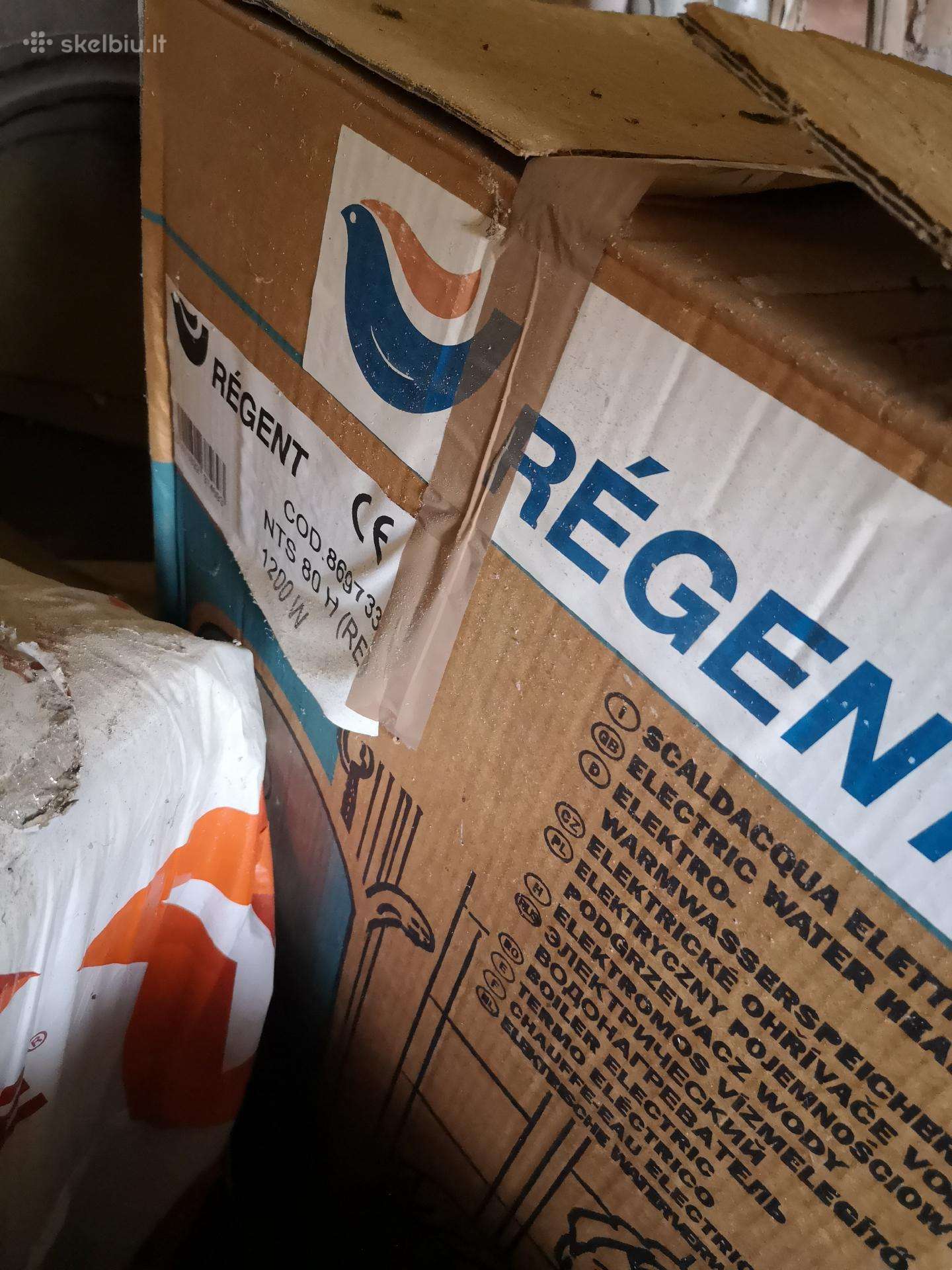 Boileris naujas ariston regent nts80h 80l 1200w