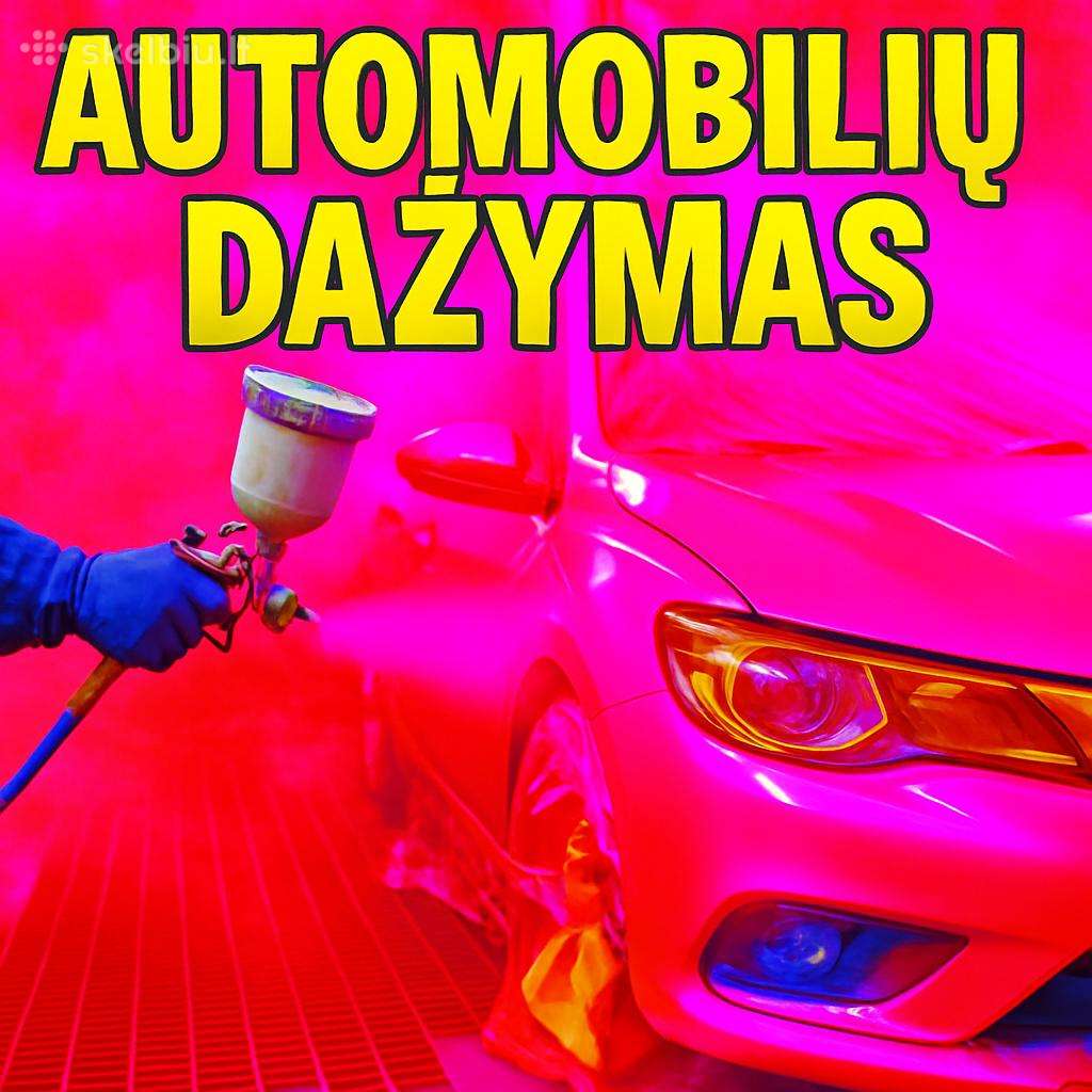 Automobilio dažymas ir kėbulo atnaujinimas Kaune
