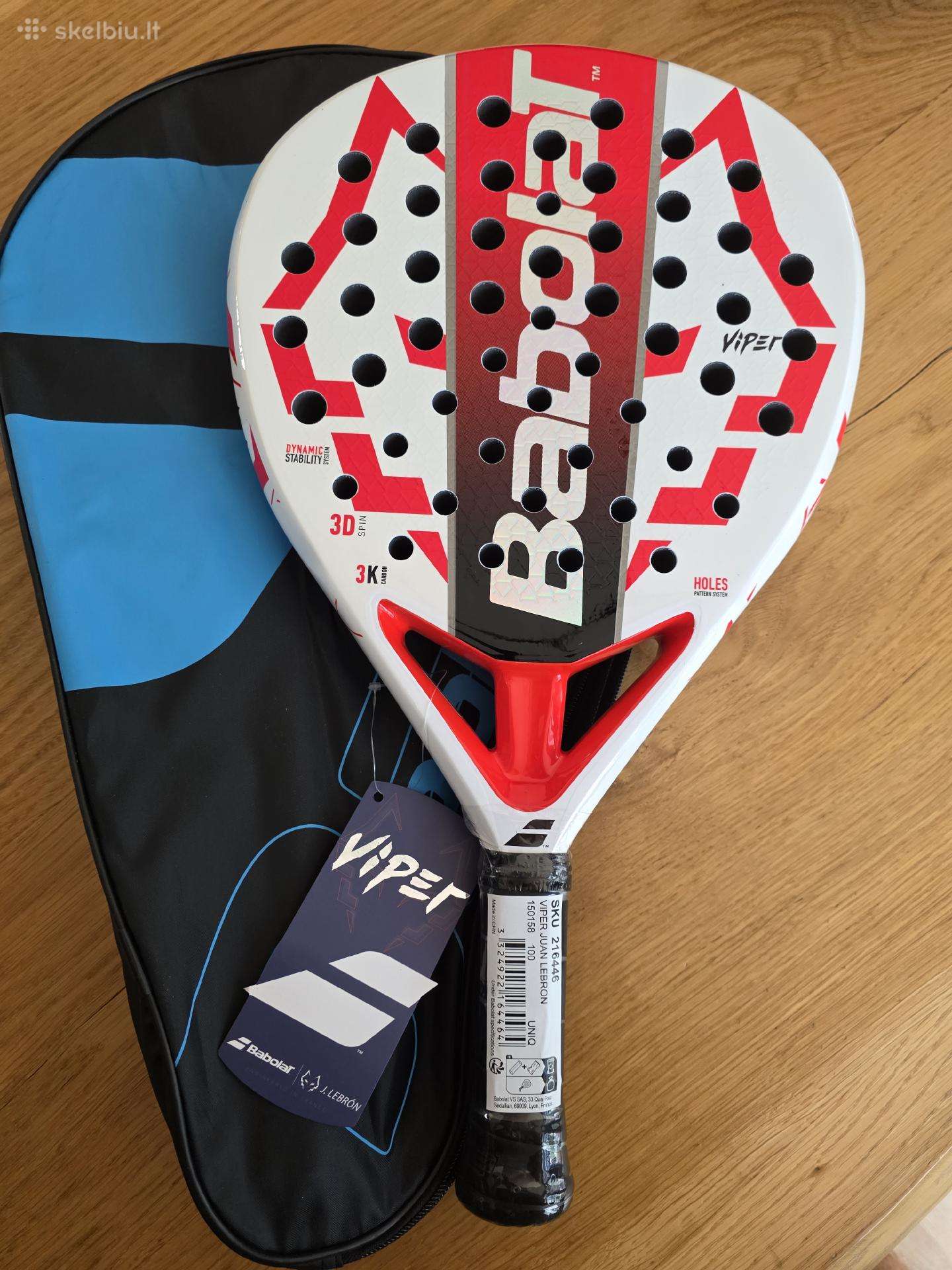Babolat tech viper Juan Lebron 2025 padelio rakete