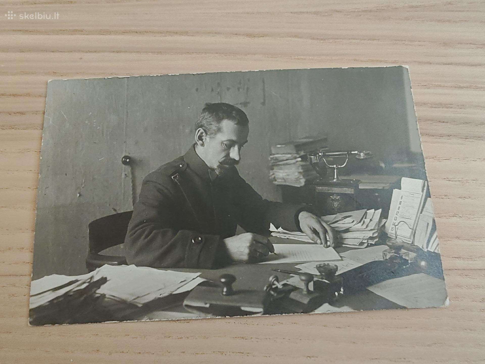 Kariuomenės raštininkas. Raštinės interjeras