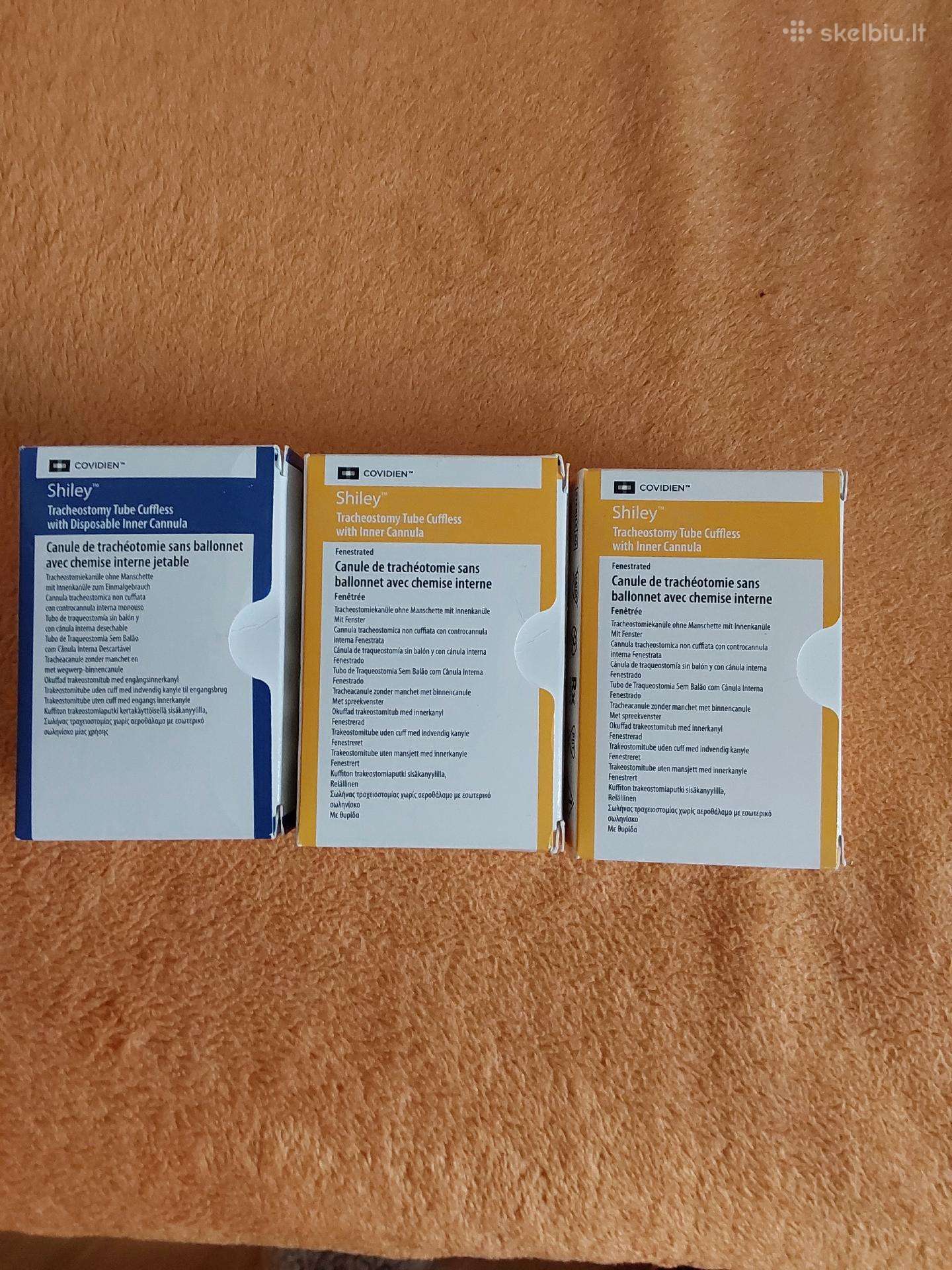 Medicininis prietaisas po tracheosstomijos operac.