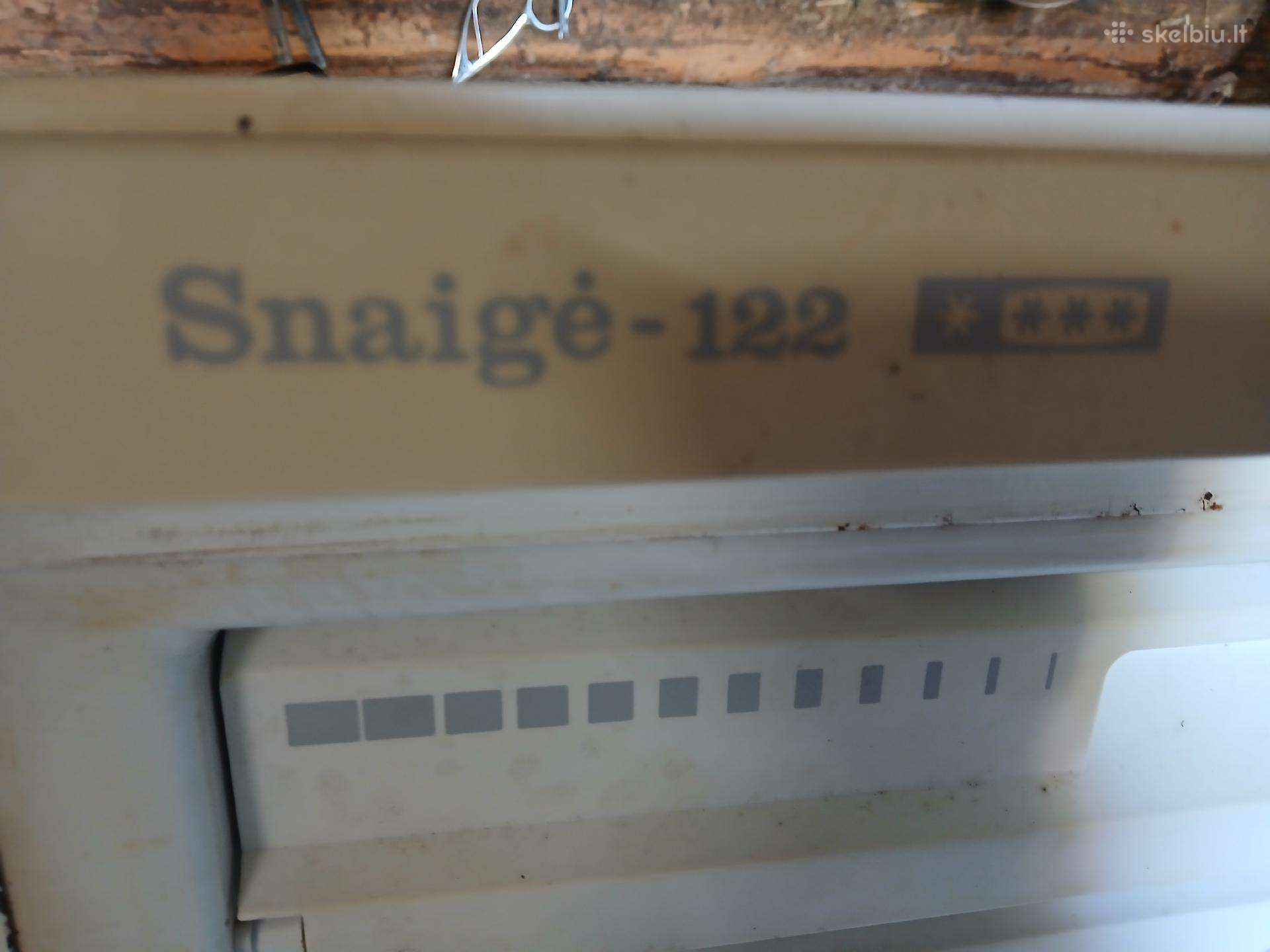 Dovanojamas šaldiklis Snaigė 122