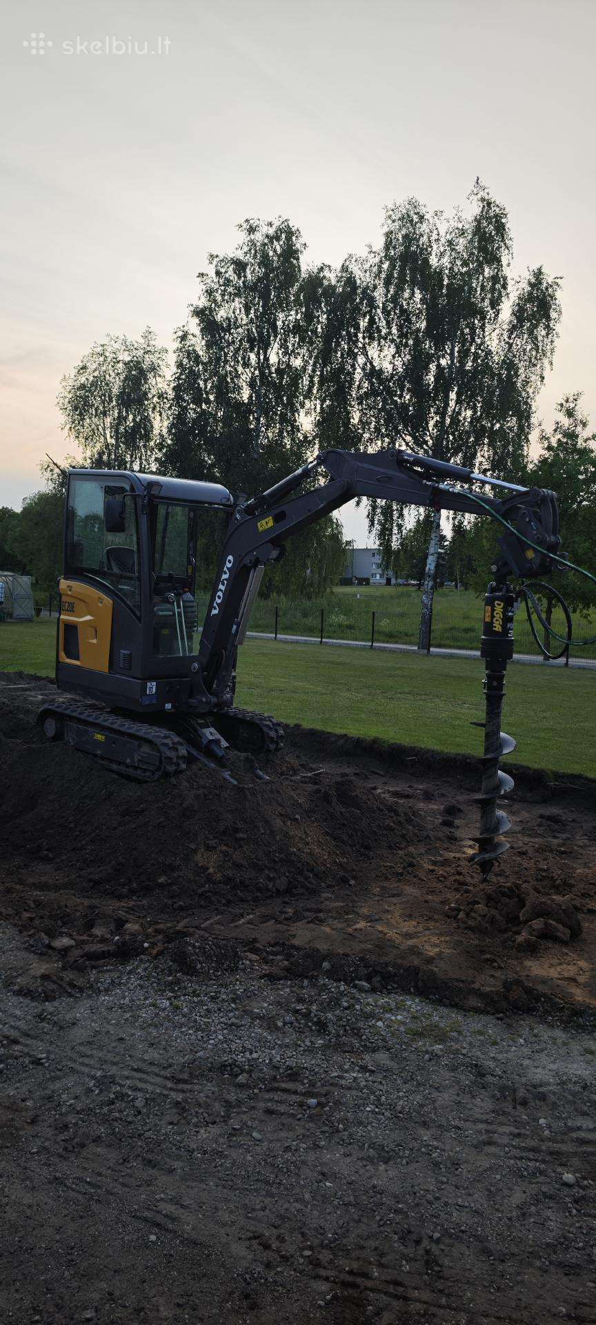 Volvo Ec20e, прокат строительного транспорта