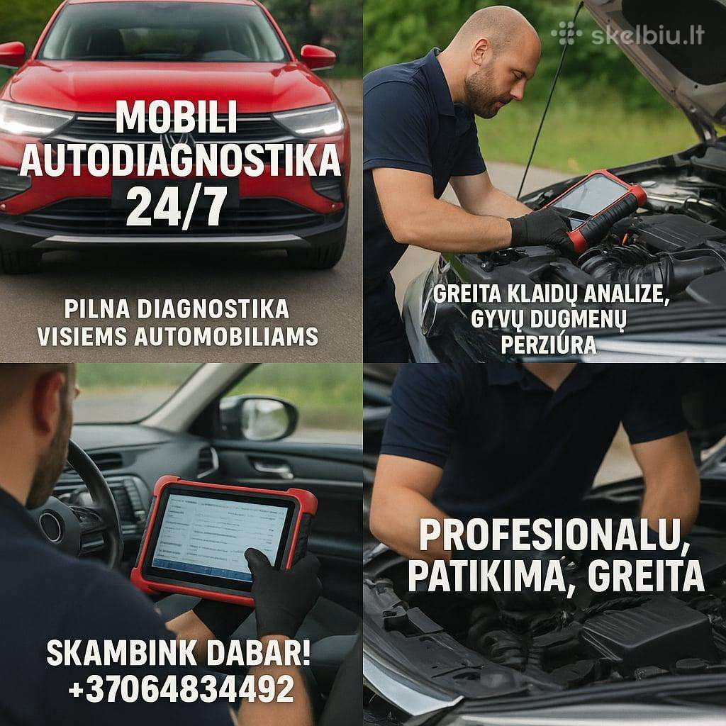 247 mobili auto diagnostika Kaune