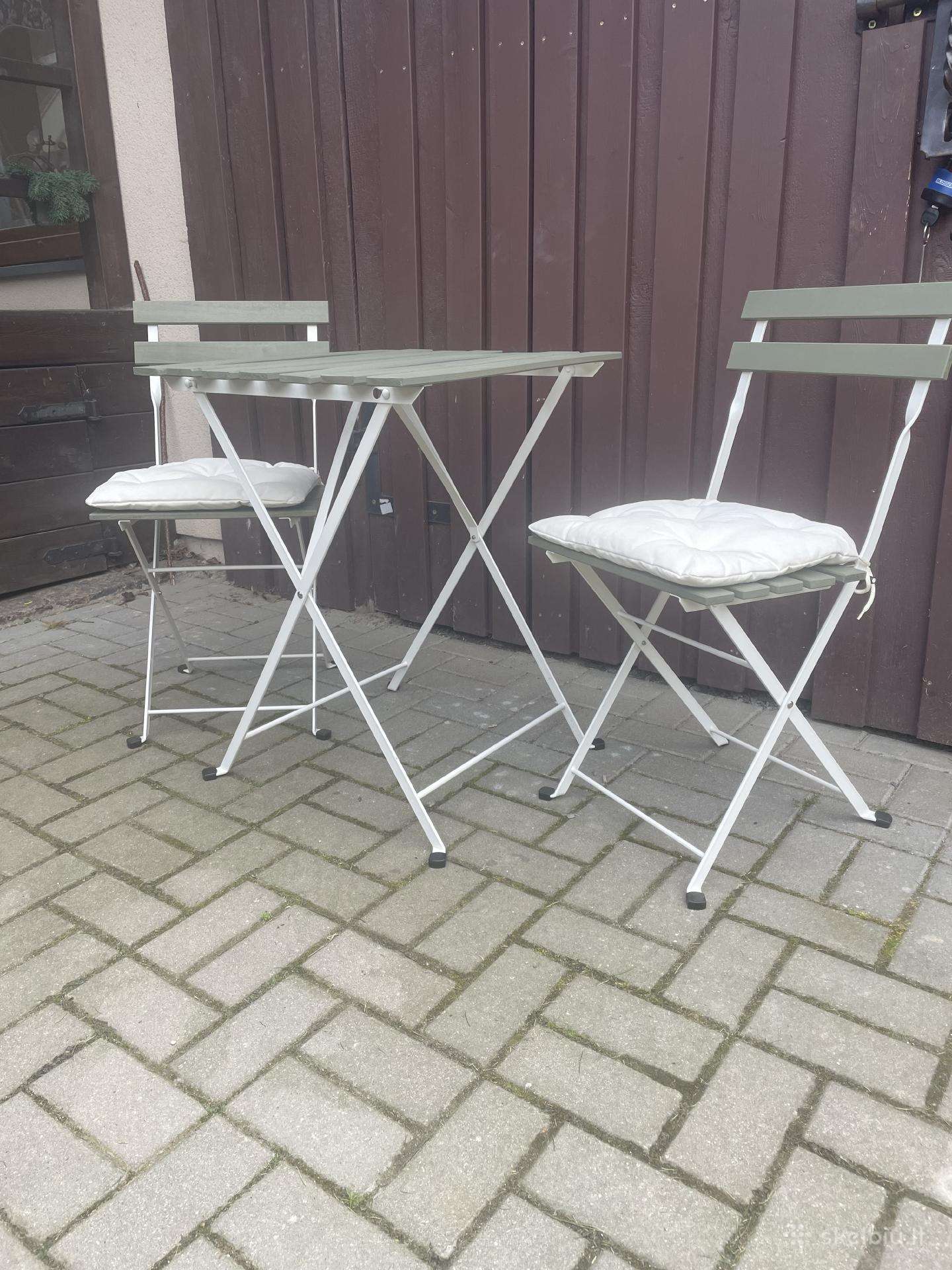 Lauko baldų komplektas, mažai naudotas.