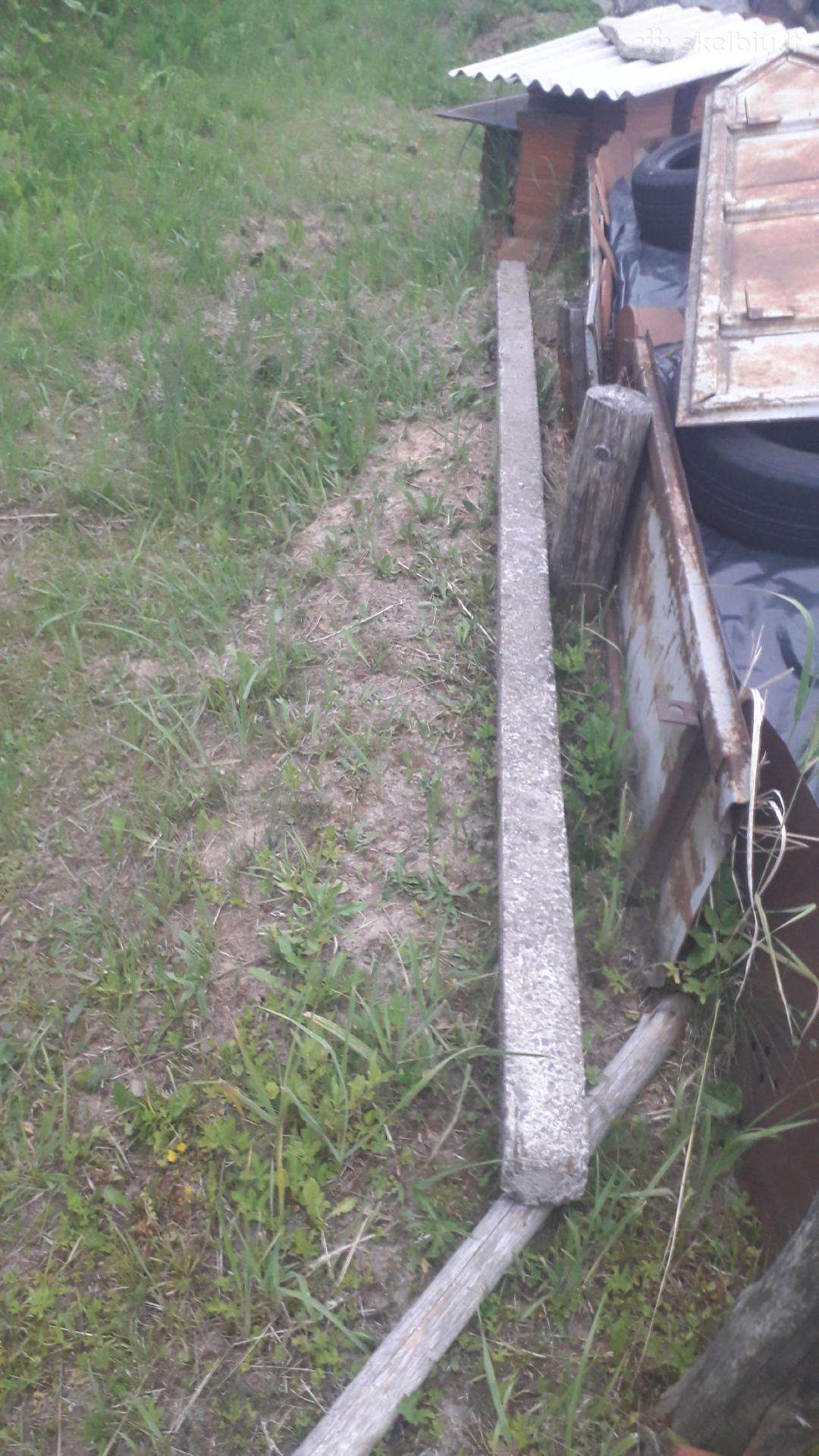 Gelžbetoninis stulpas 3m ir el stulpas 9m