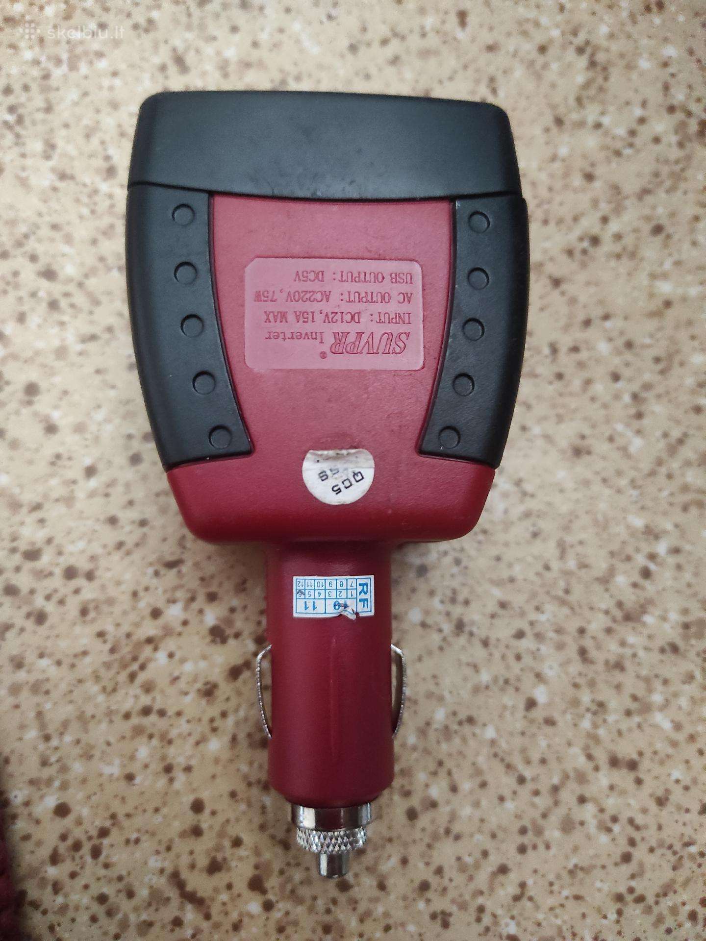 Įtampos keitiklis – inverteris 12v-220v 75w