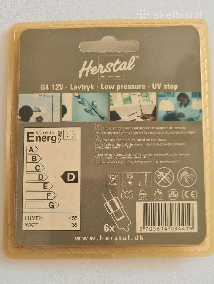 Halogenai G4 12v 6 x 35w
