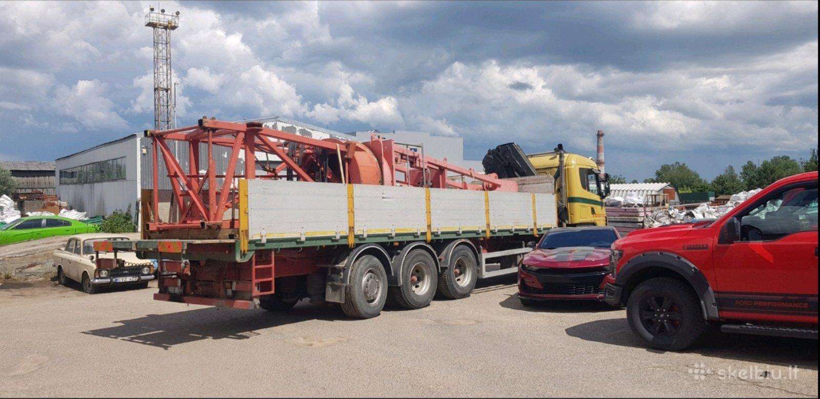 Transporto paslaugos su Fiskar kranais