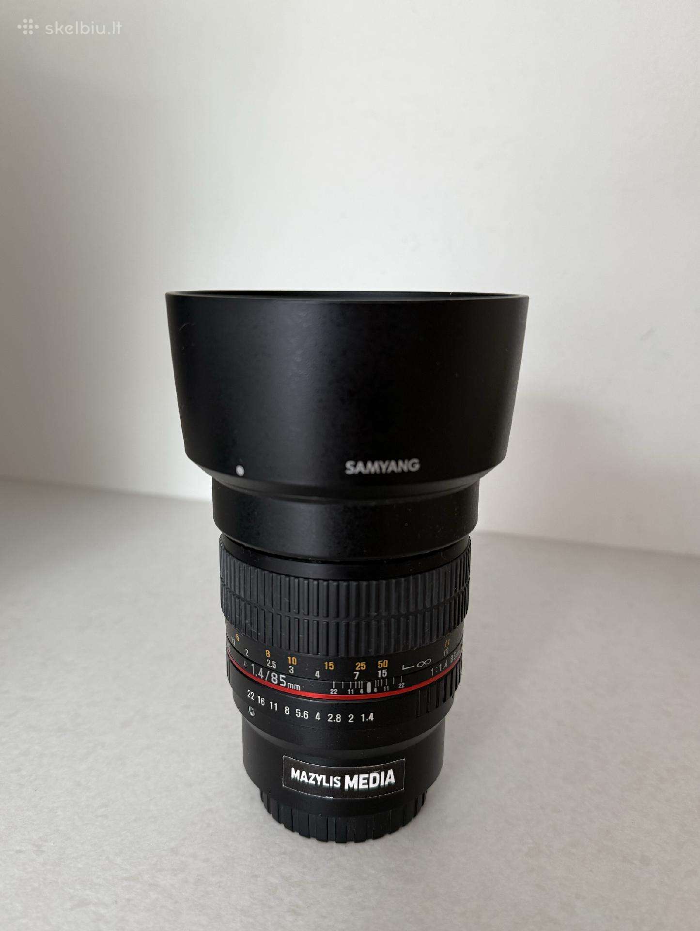 Samyang 85mm f/1.4 (Mft) objektyvas