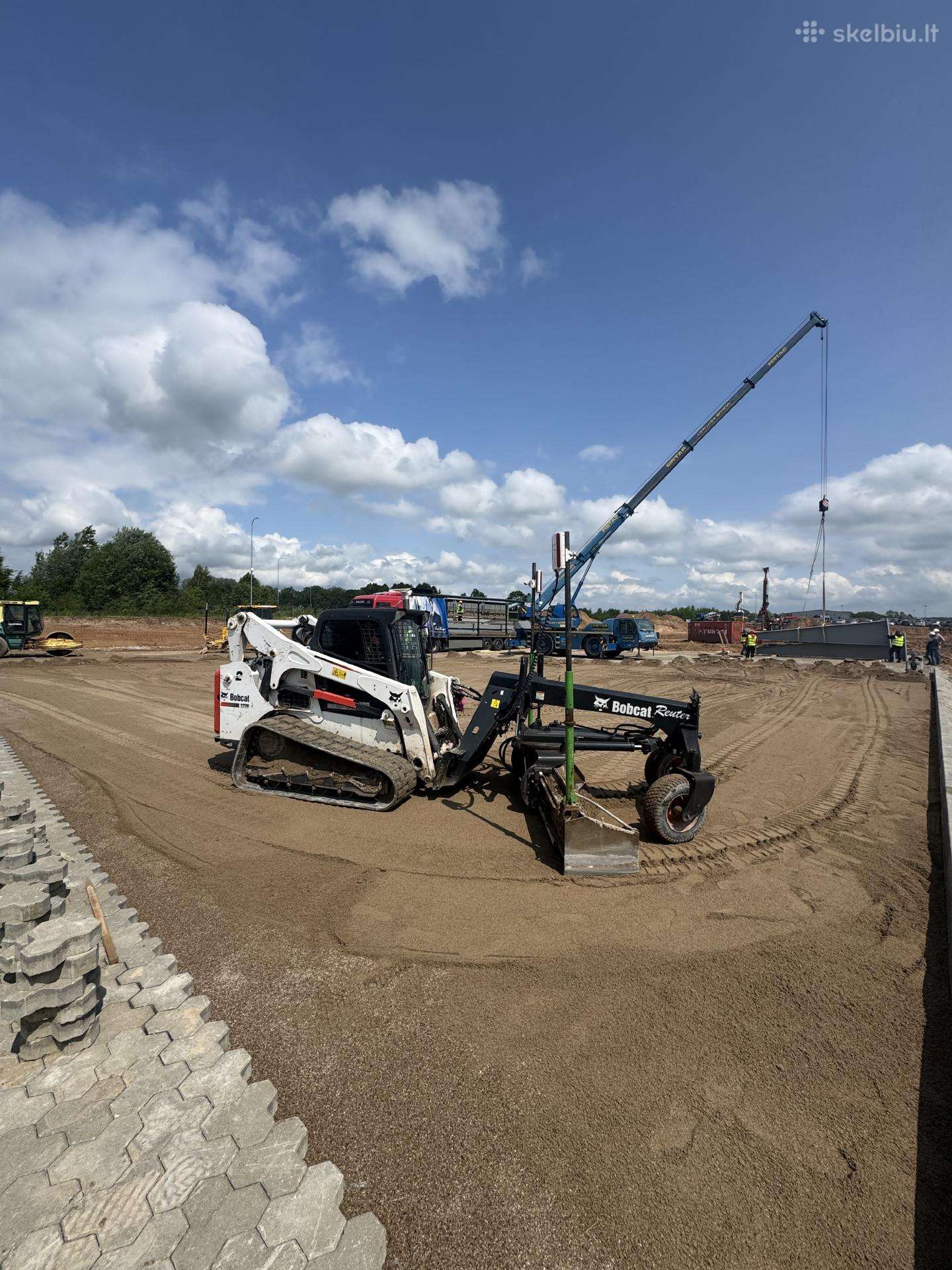 Bobcat T770, statybos transporto nuoma