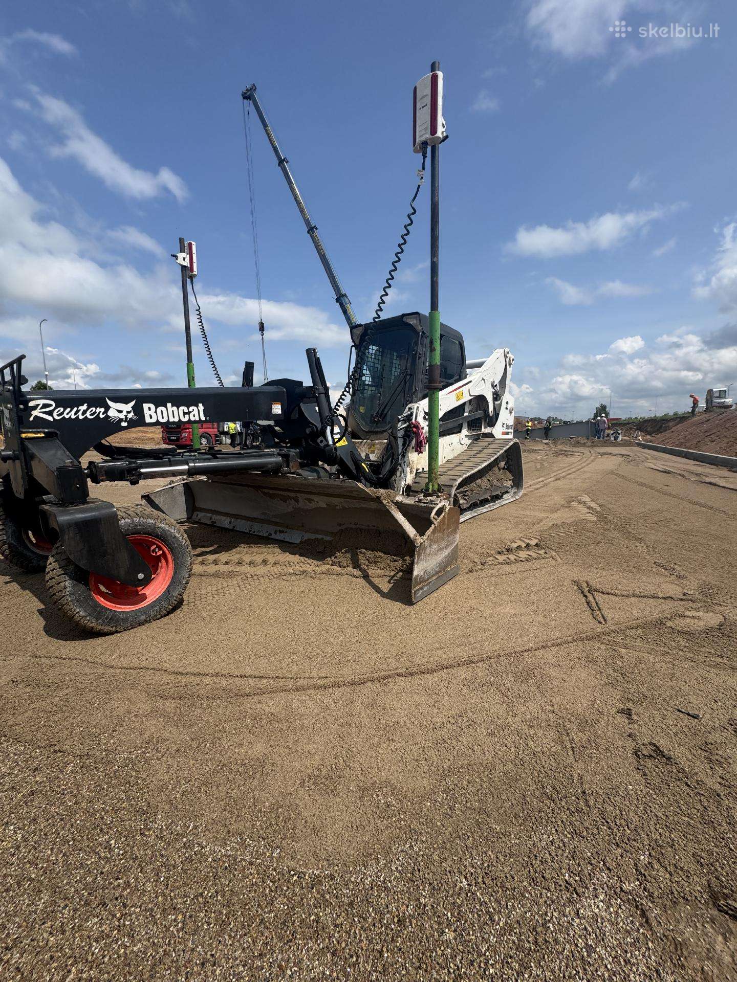 Bobcat T770, statybos transporto nuoma
