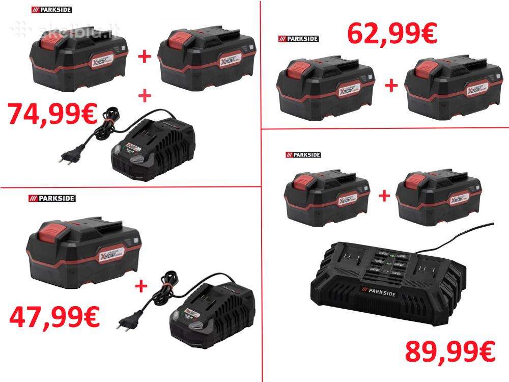 !Parkside X20v Team 4ah komplektų Akcijos!