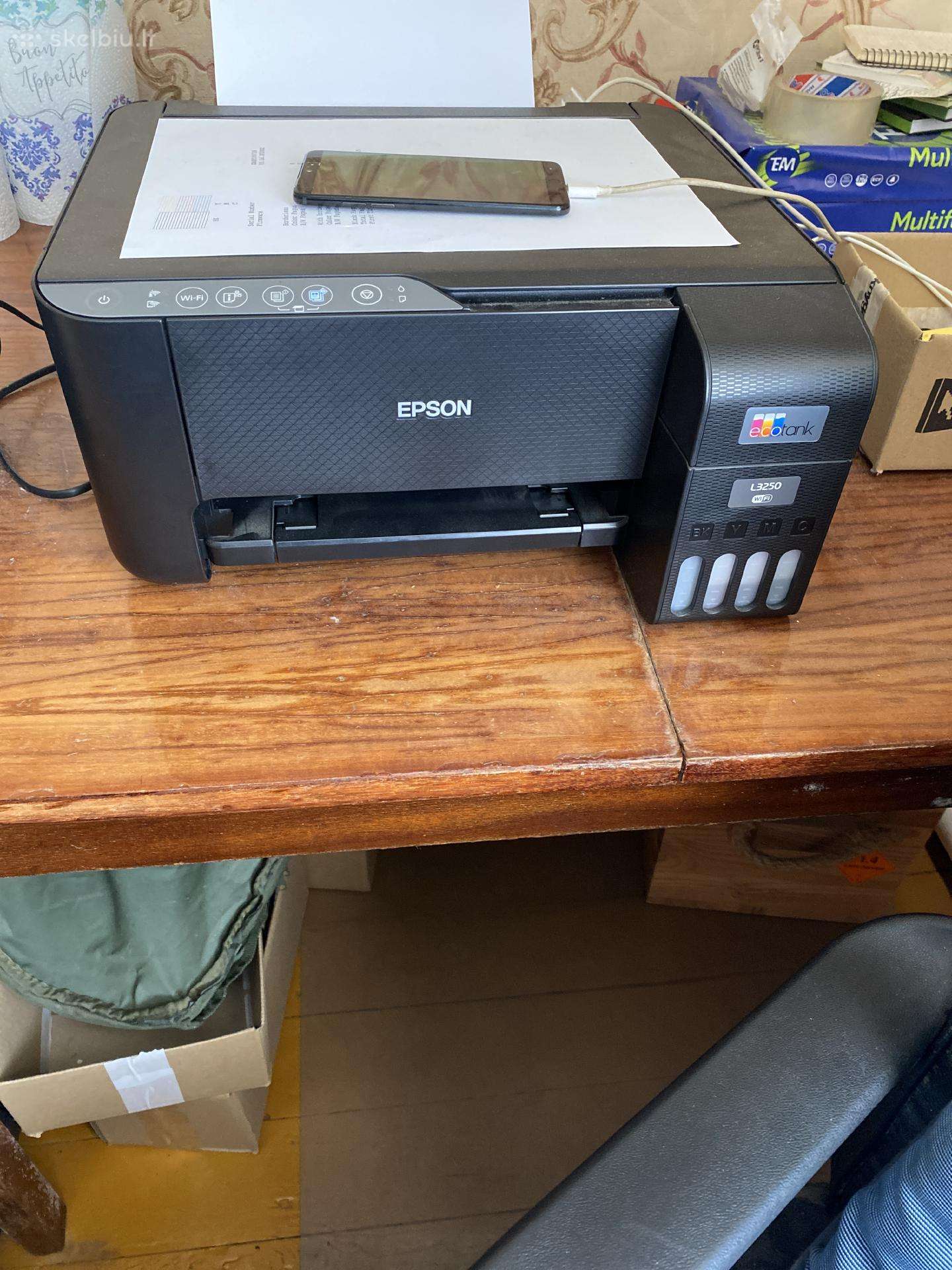 Spausdintuvas Epson Ecotank L3250 Wi-fi.