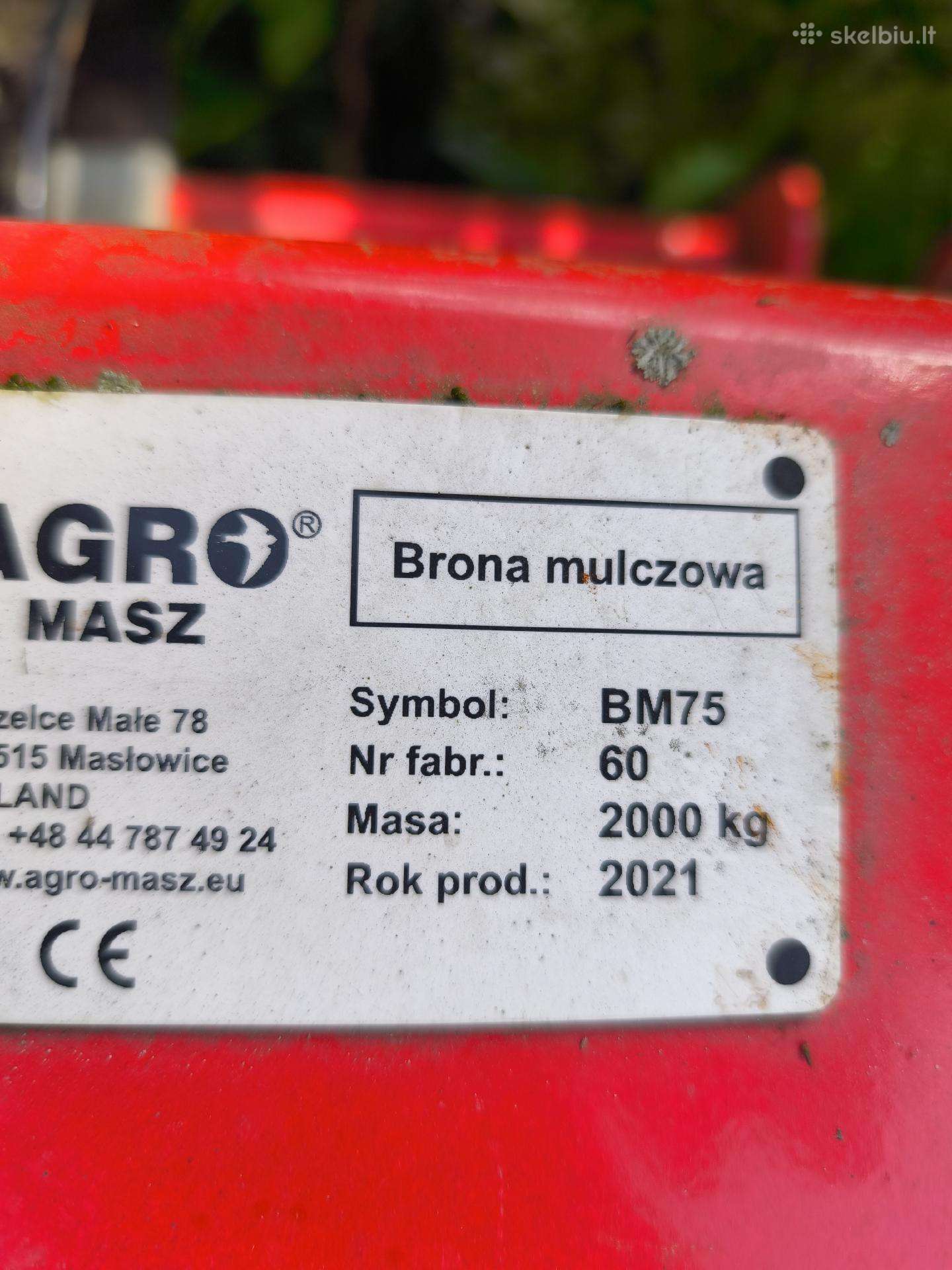 AGRO-MASZ 75, скребки, скрубберы