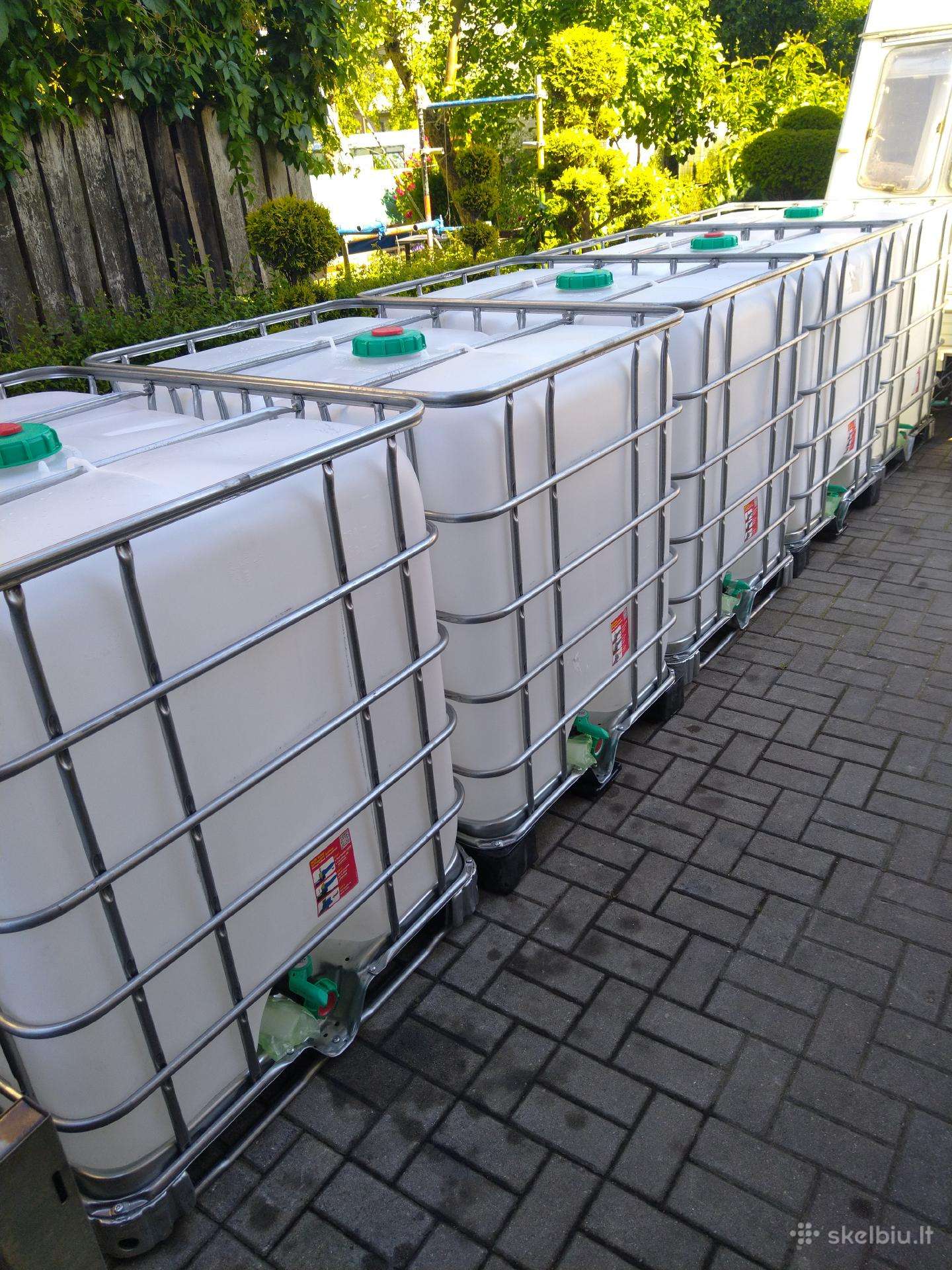 Toninės talpos, Ibc konteineris, švarios maistinės