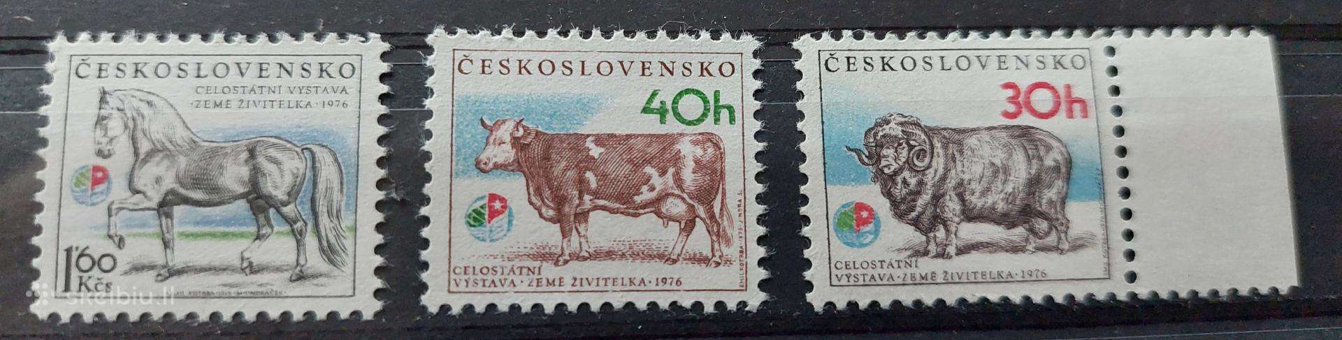 Čekoslovakija 1976 naminiai gyvūnai
