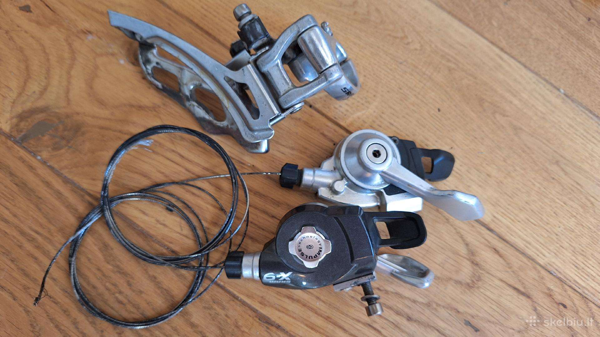 Sram X9 pavarų perjungimo rankenėlių komplektas