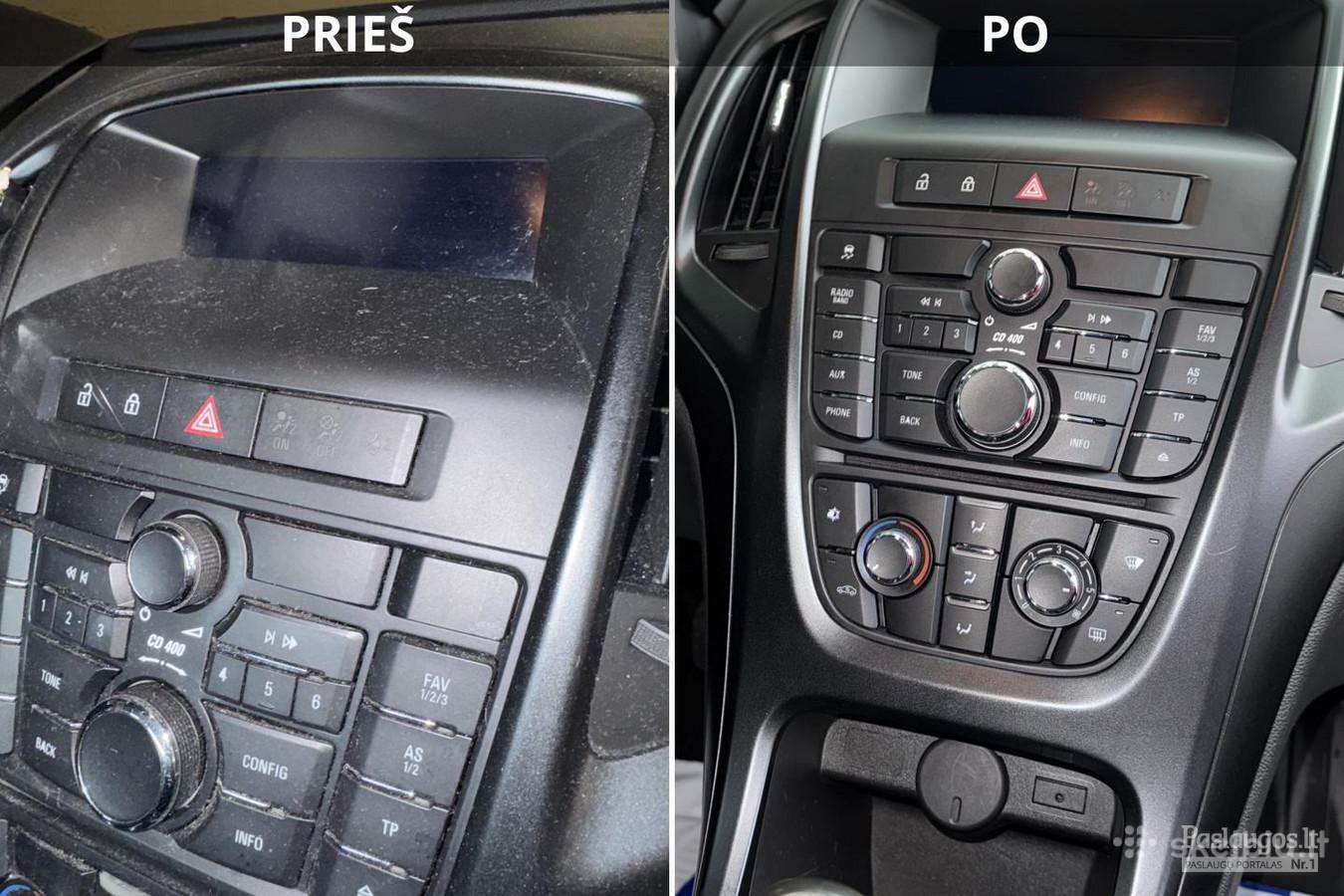 Automobilių salonų valymas Klaipėdoje