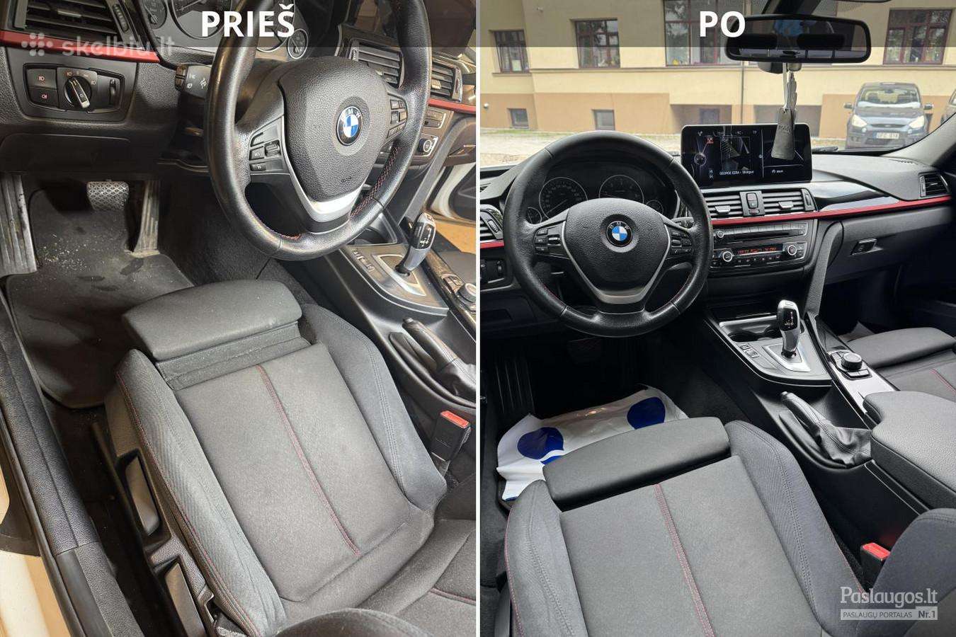 Automobilių salonų valymas Klaipėdoje