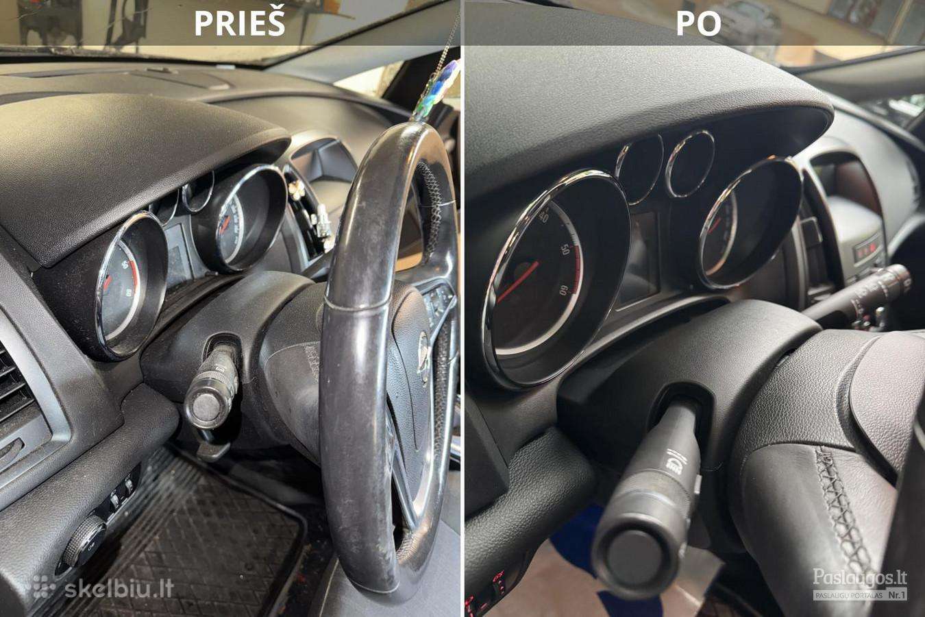 Automobilių salonų valymas Klaipėdoje