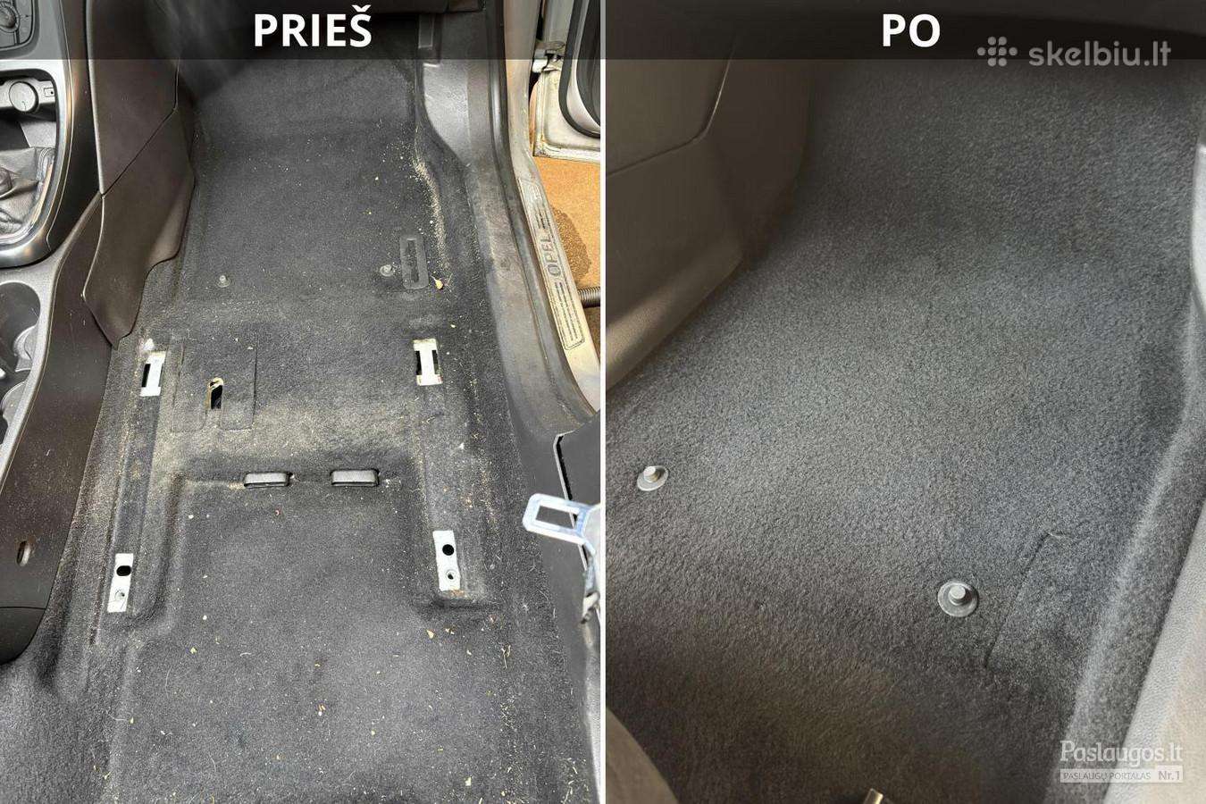 Automobilių salonų valymas Klaipėdoje