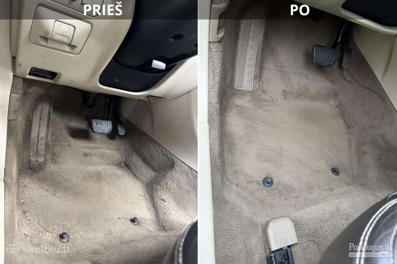 Automobilių salonų valymas Klaipėdoje