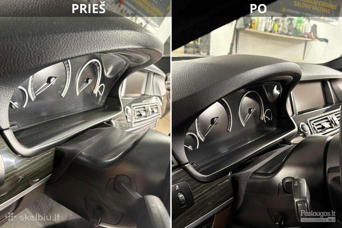 Automobilių salonų valymas Klaipėdoje