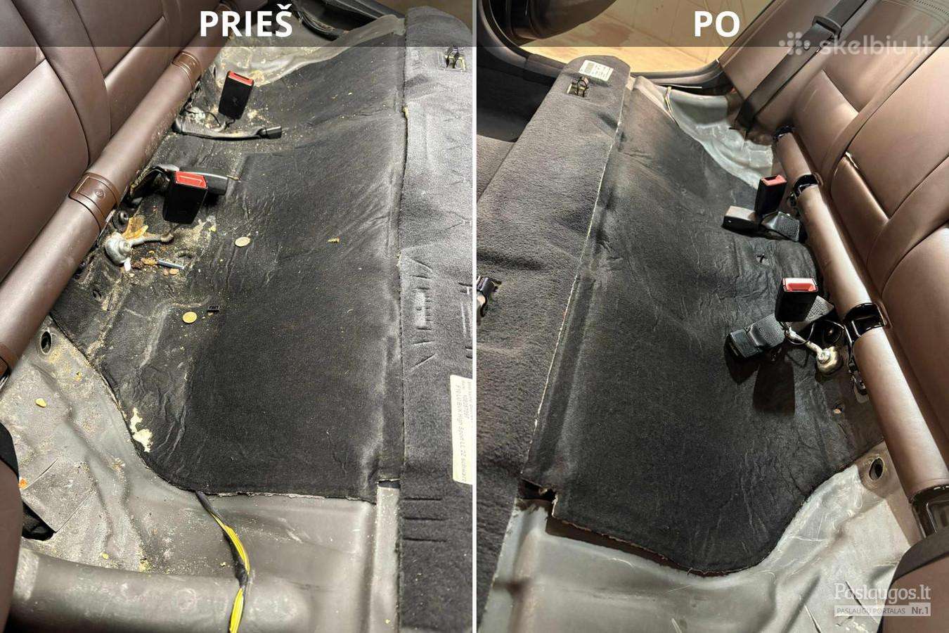 Automobilių salonų valymas Klaipėdoje