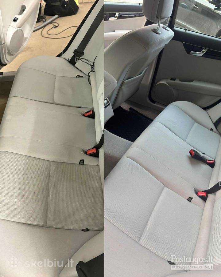 Automobilių salonų valymas Klaipėdoje