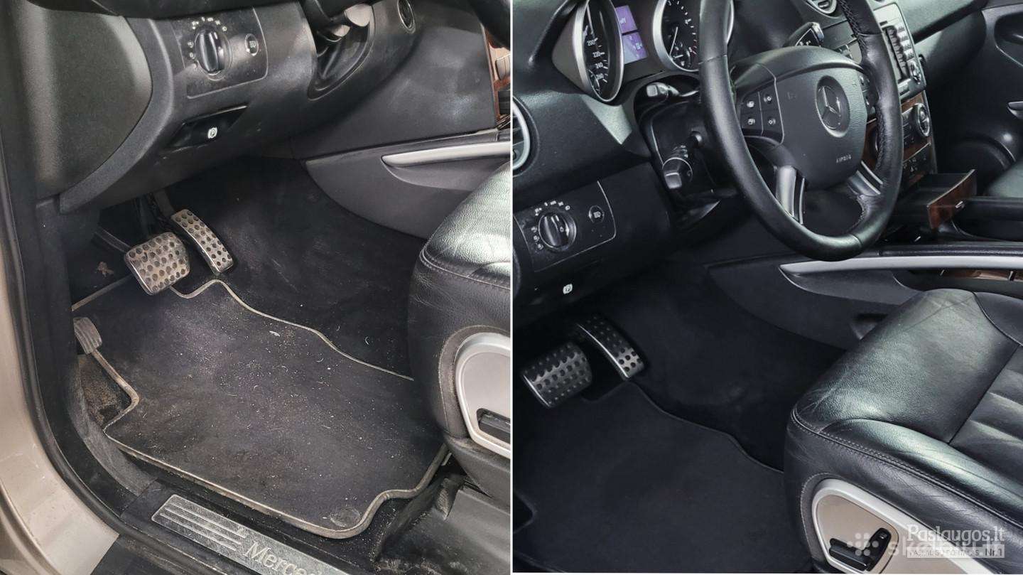Automobilių salonų valymas Klaipėdoje