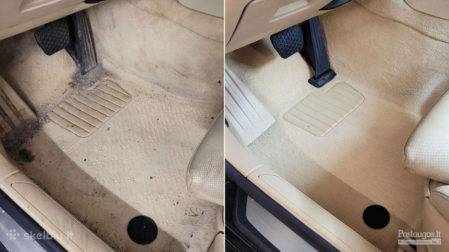 Automobilių salonų valymas Klaipėdoje