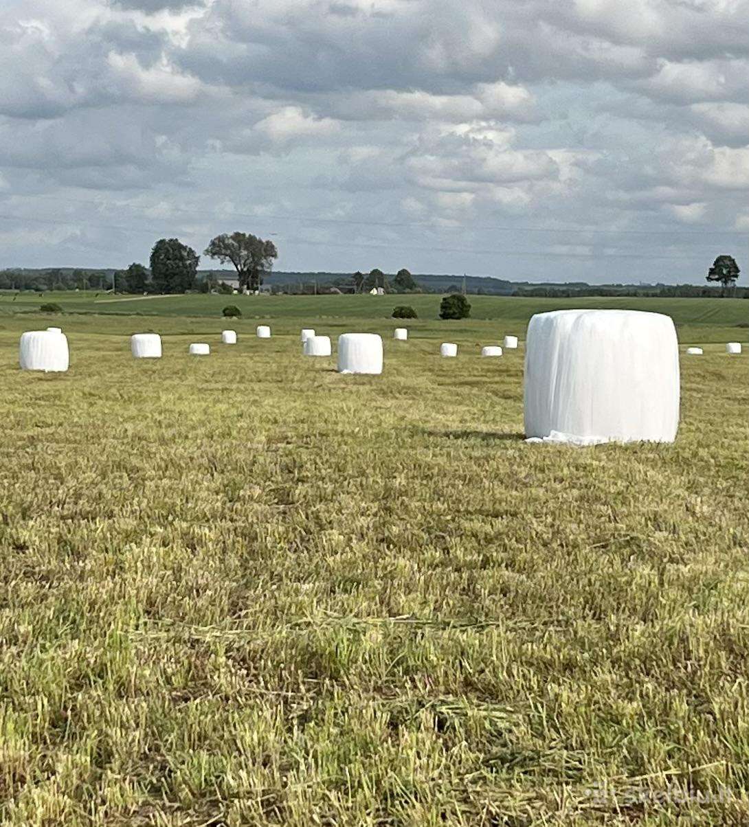 Parduodu šieną, šienainį rulonuose
