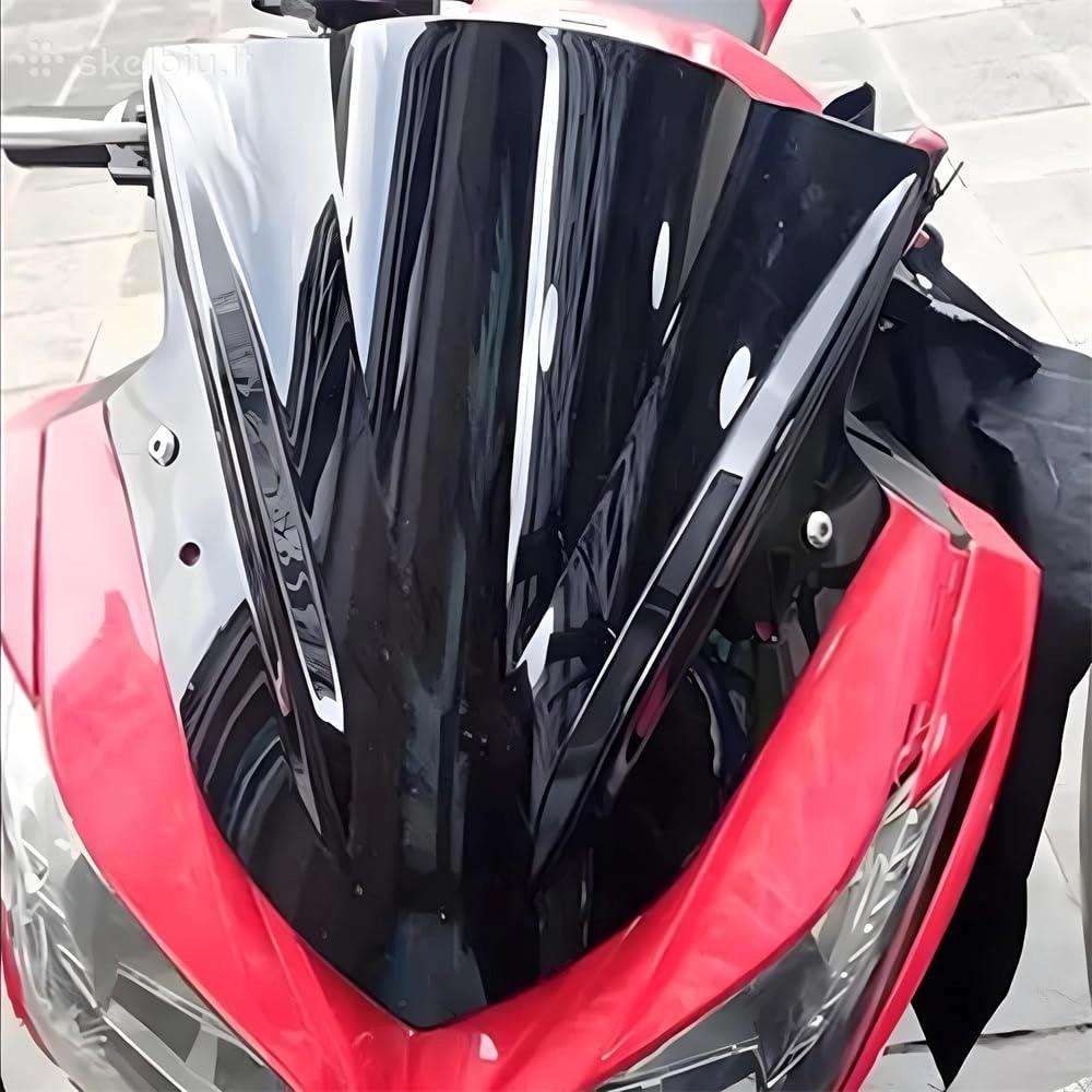 Motociklo priekinio stiklo vėjo deflektorius