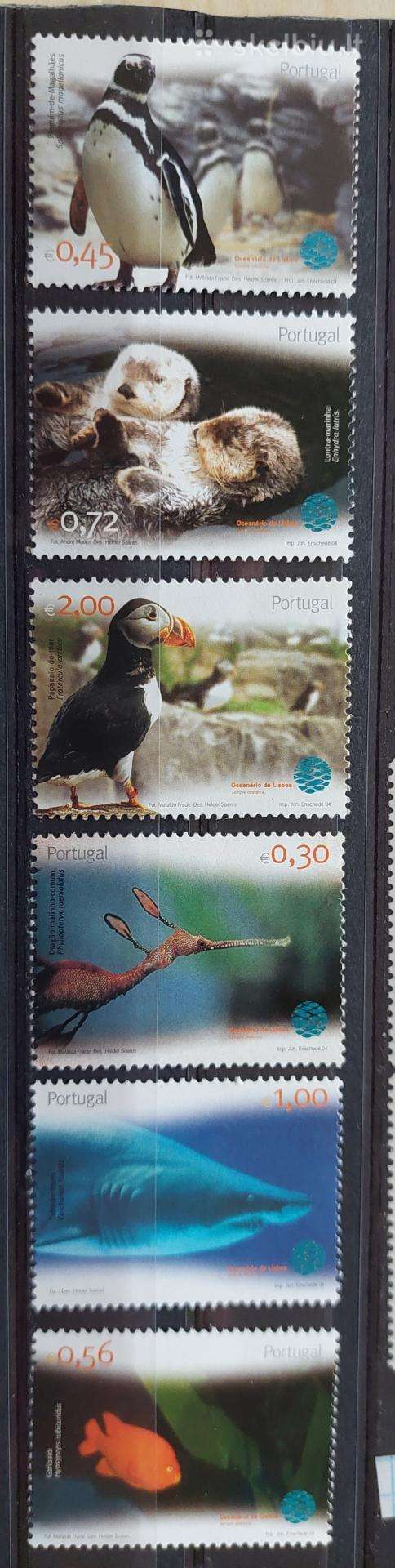 Portugalija 2004 jūros fauna , švarus, Michel Nr.2