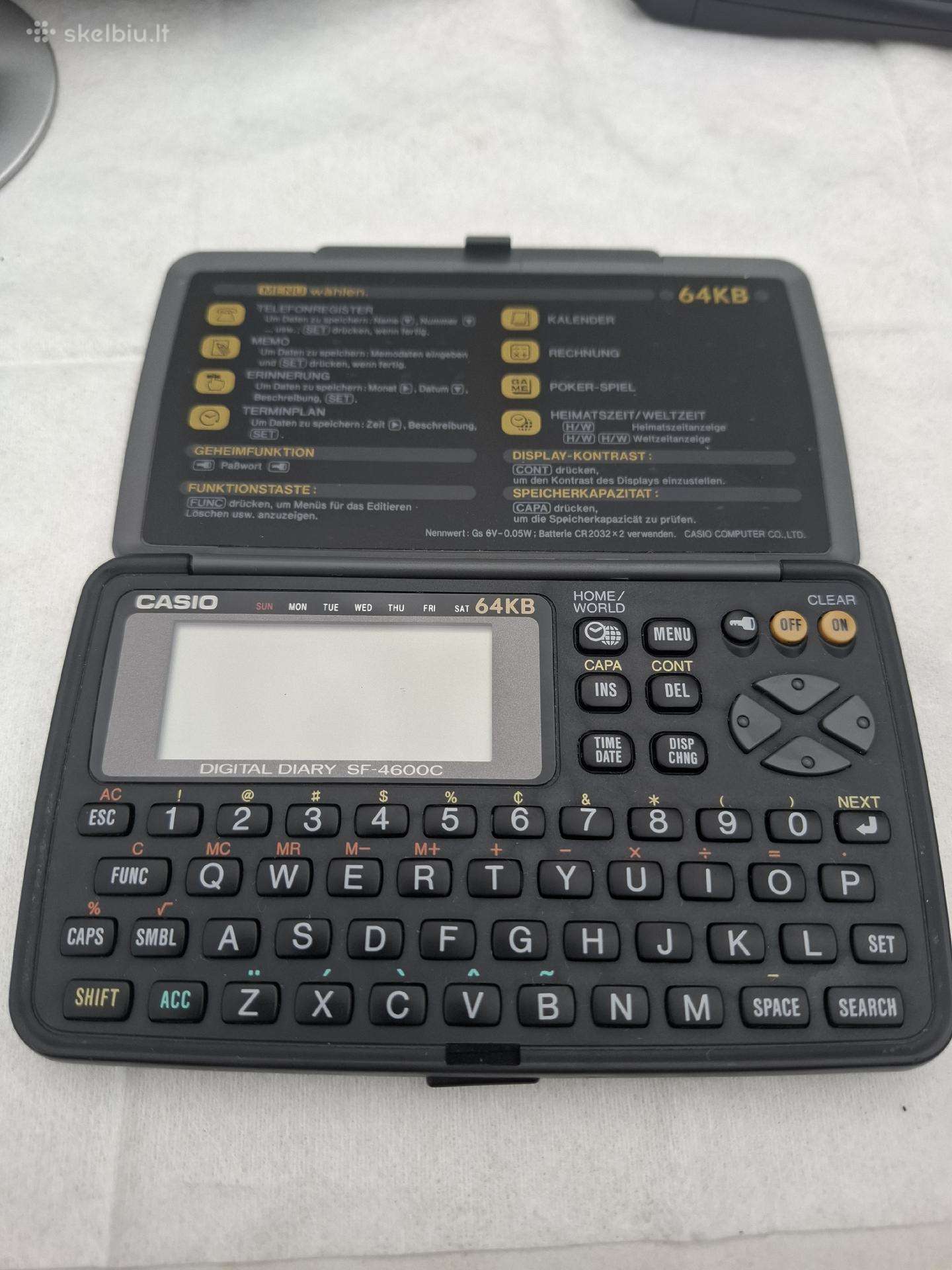 Esmeninis dienoraštis Casio-sf4600c64kb