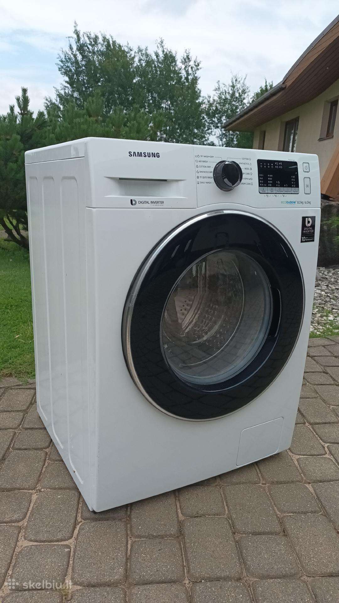 Samsung skalbyklė-džiovyklė 8kg/6kg