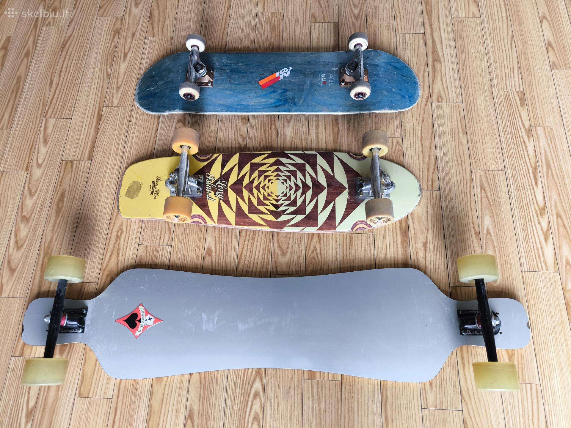 2 Longboardai , 1 riedlente