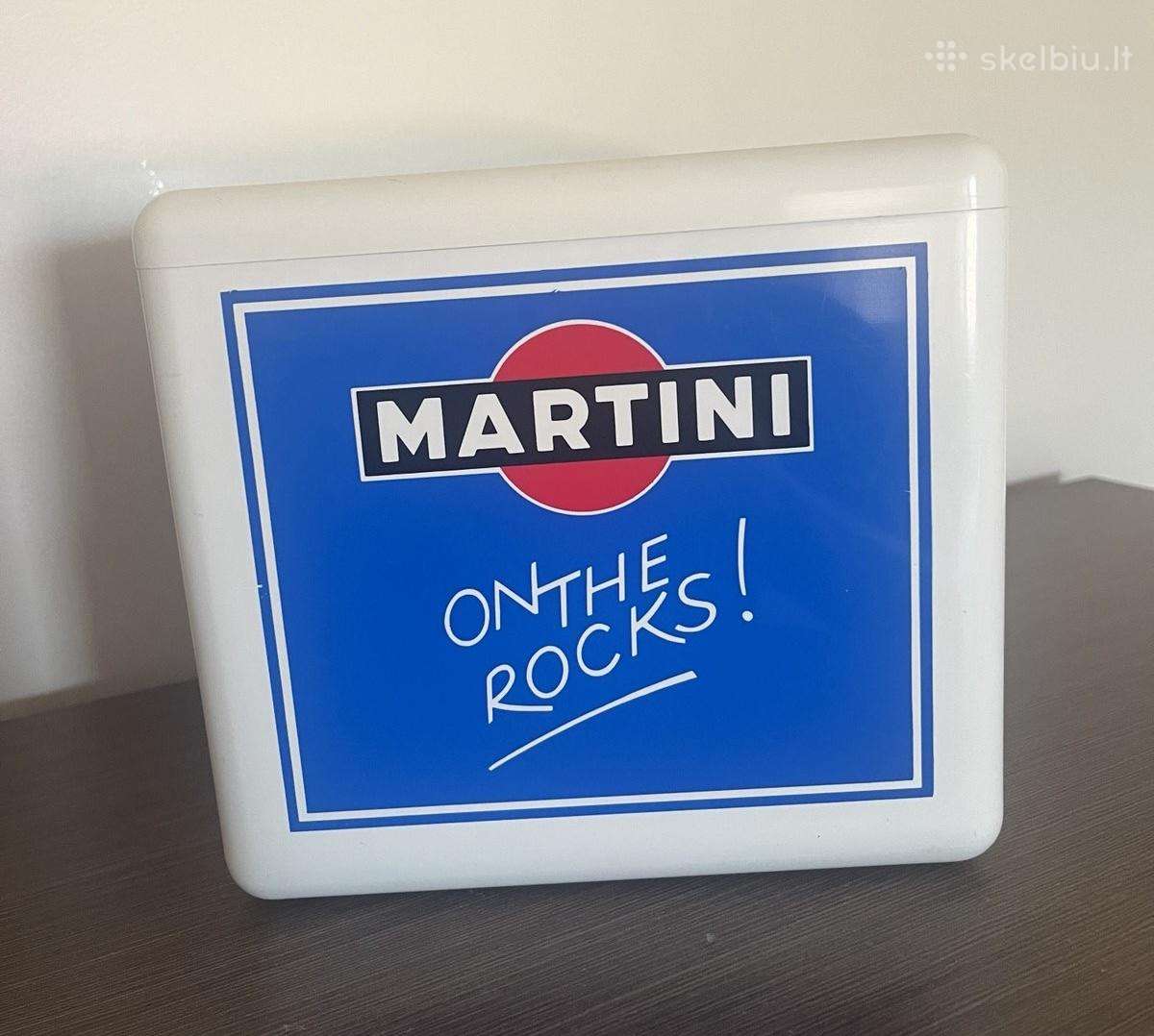 Martini retro vintažinis ledukų šaldytuviukas