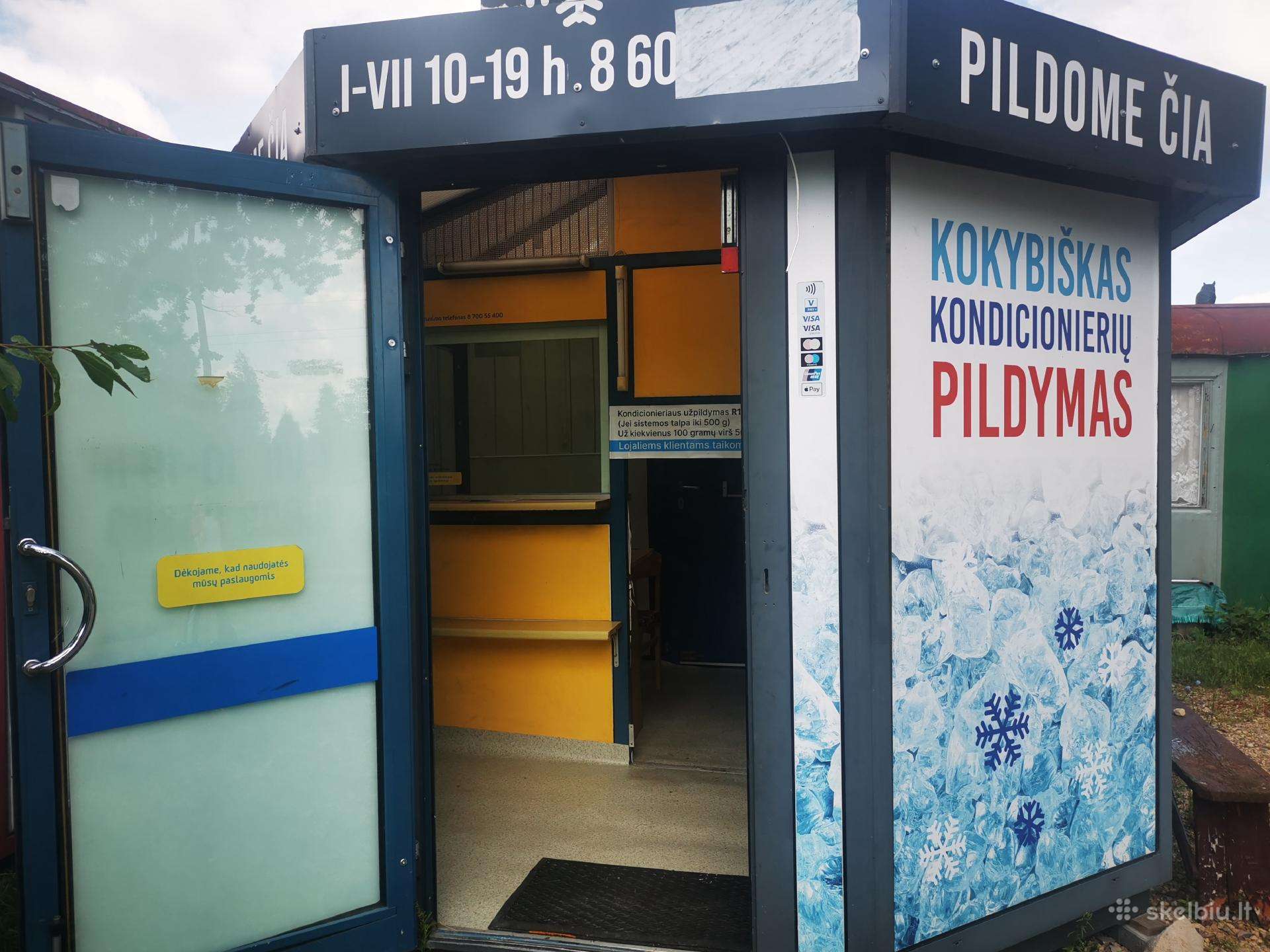 Vilniuje Snoro kioskas 1850