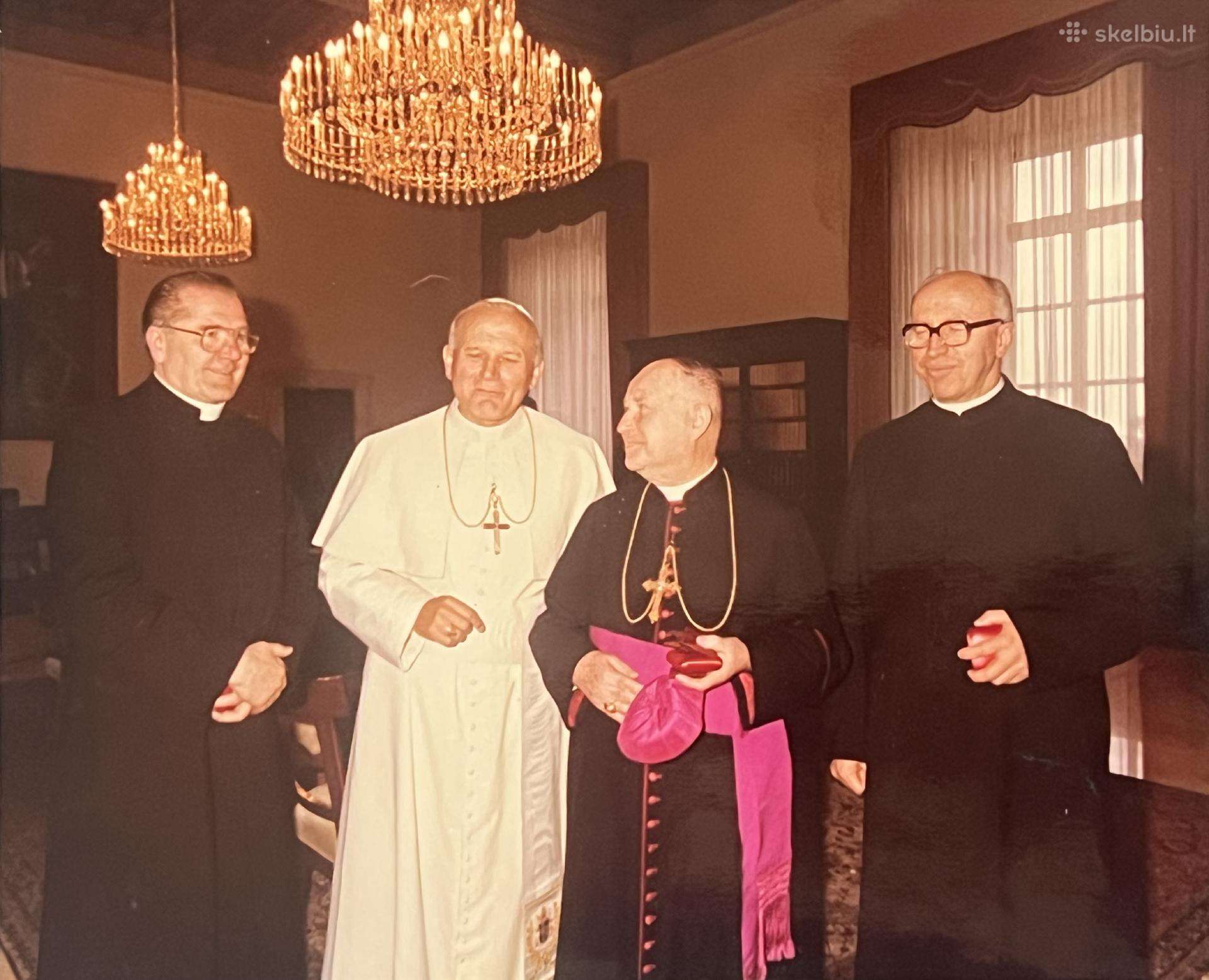 Popiežius Jonas Paulius II. Originali fotografija