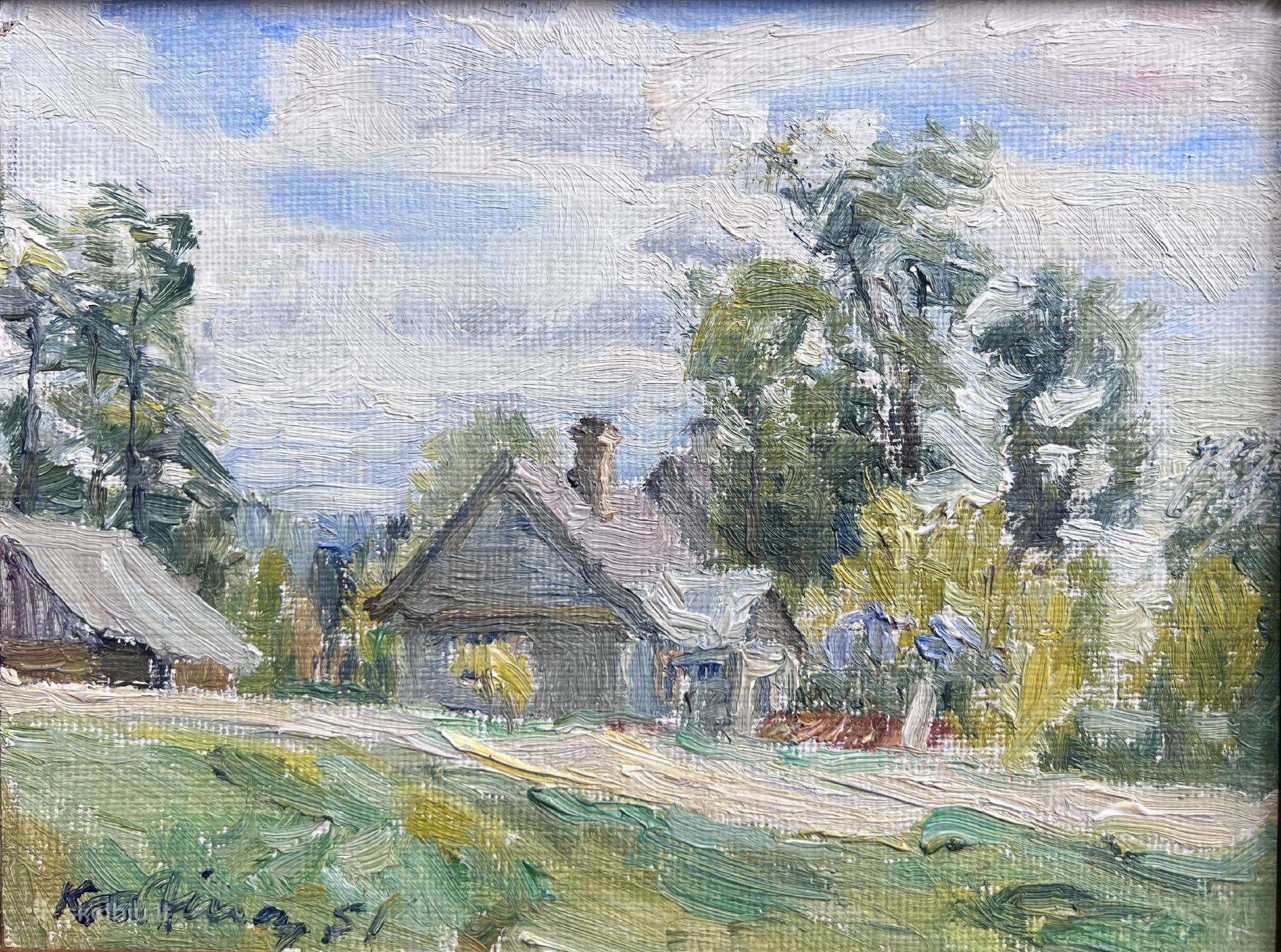 Leono Katino (1907–1984) paveikslas "Antakalnis"