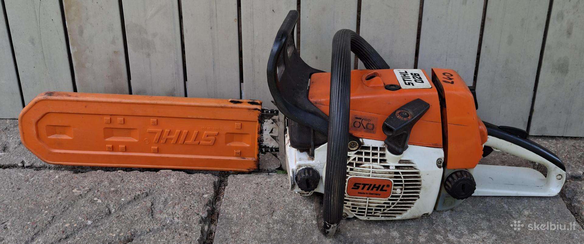 Stihl, Husqvarna,stiga,gardena benzininiai pjūklai