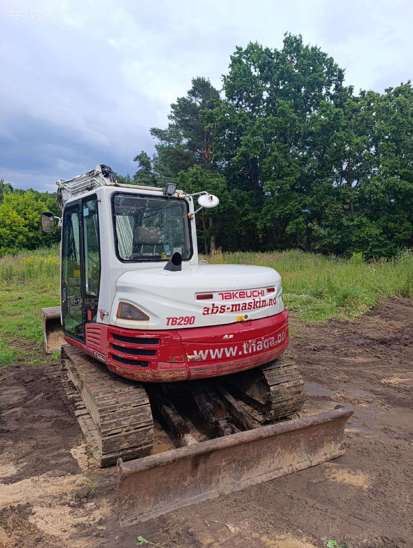 Takeuchi TB290, прокат строительного транспорта