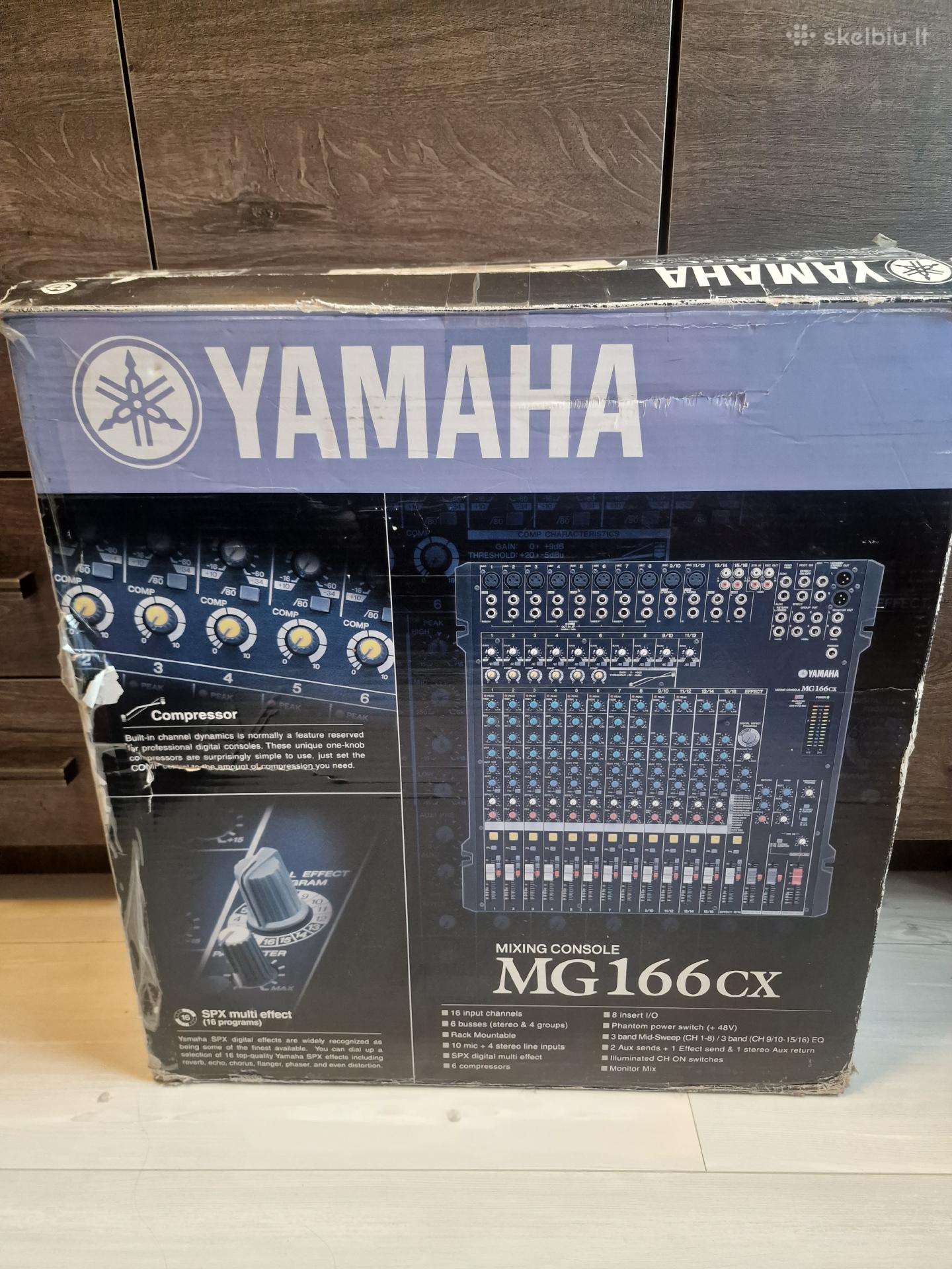Yamaha Mg166cx mikšeris 16 kanalų